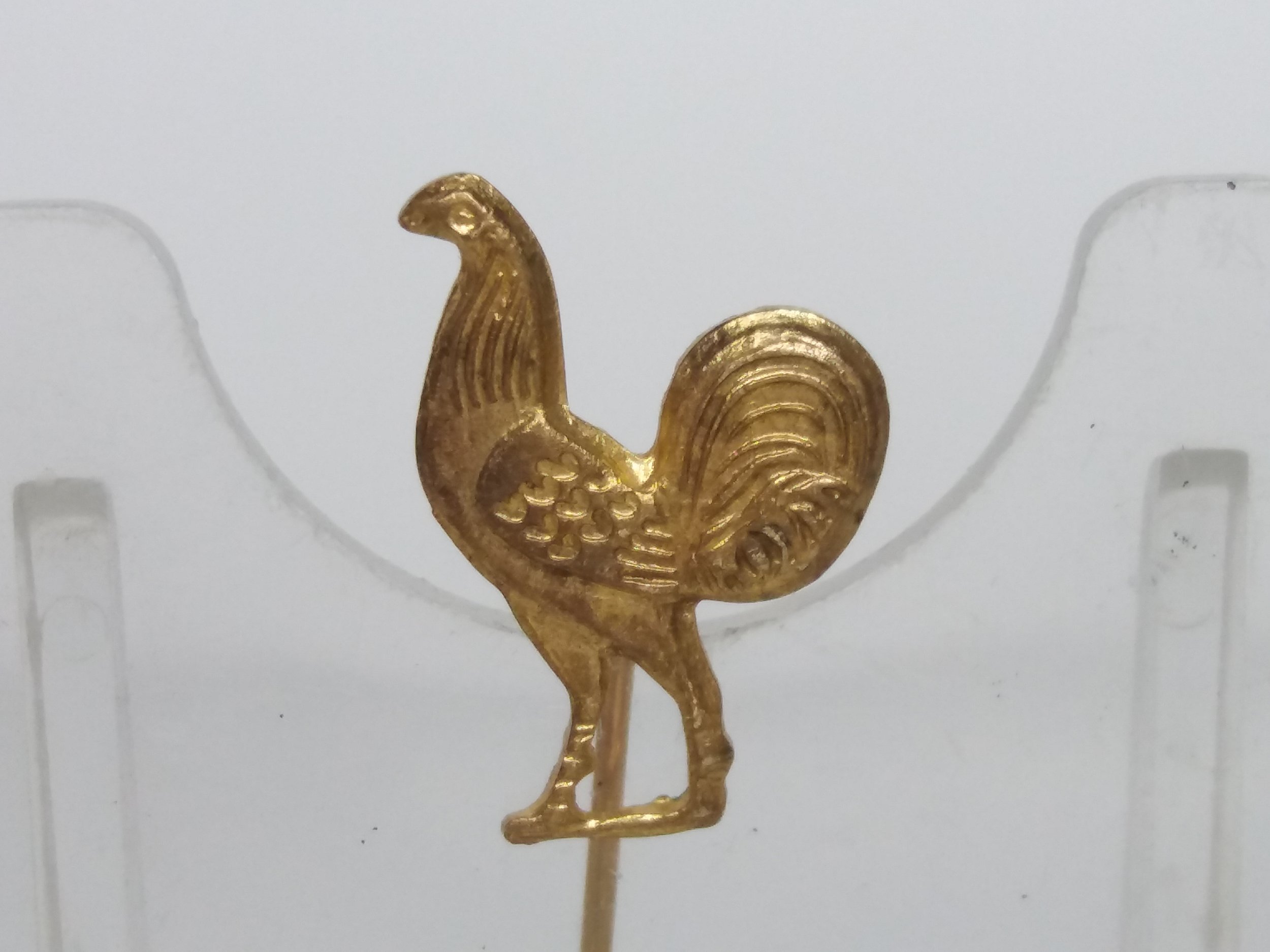 1950s | 'Take Courage' Courage Brewery Cockerel Stick Pin