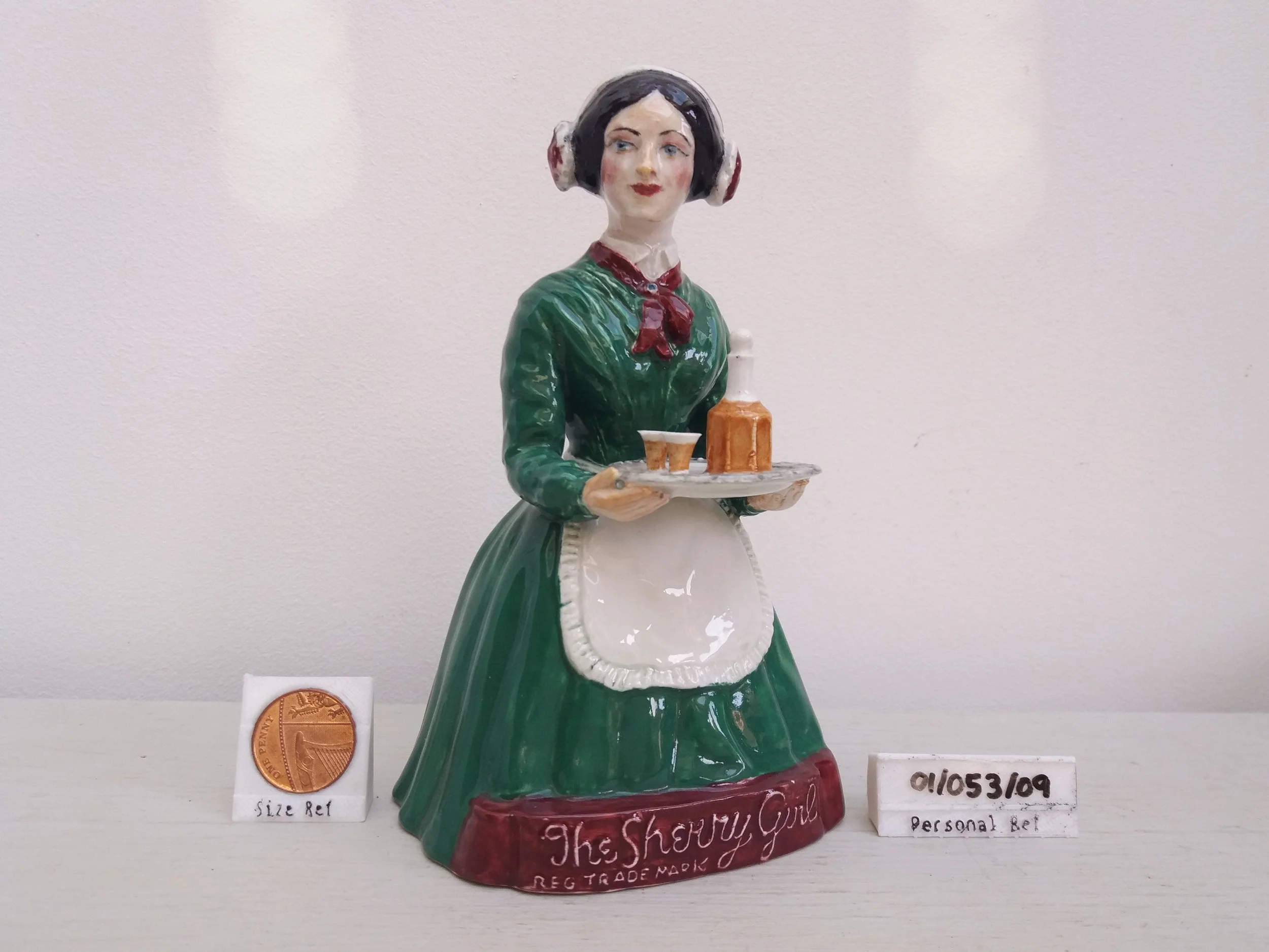 1950s | "The Sherry Girl" - Williams & Humbert Advertising Figurine