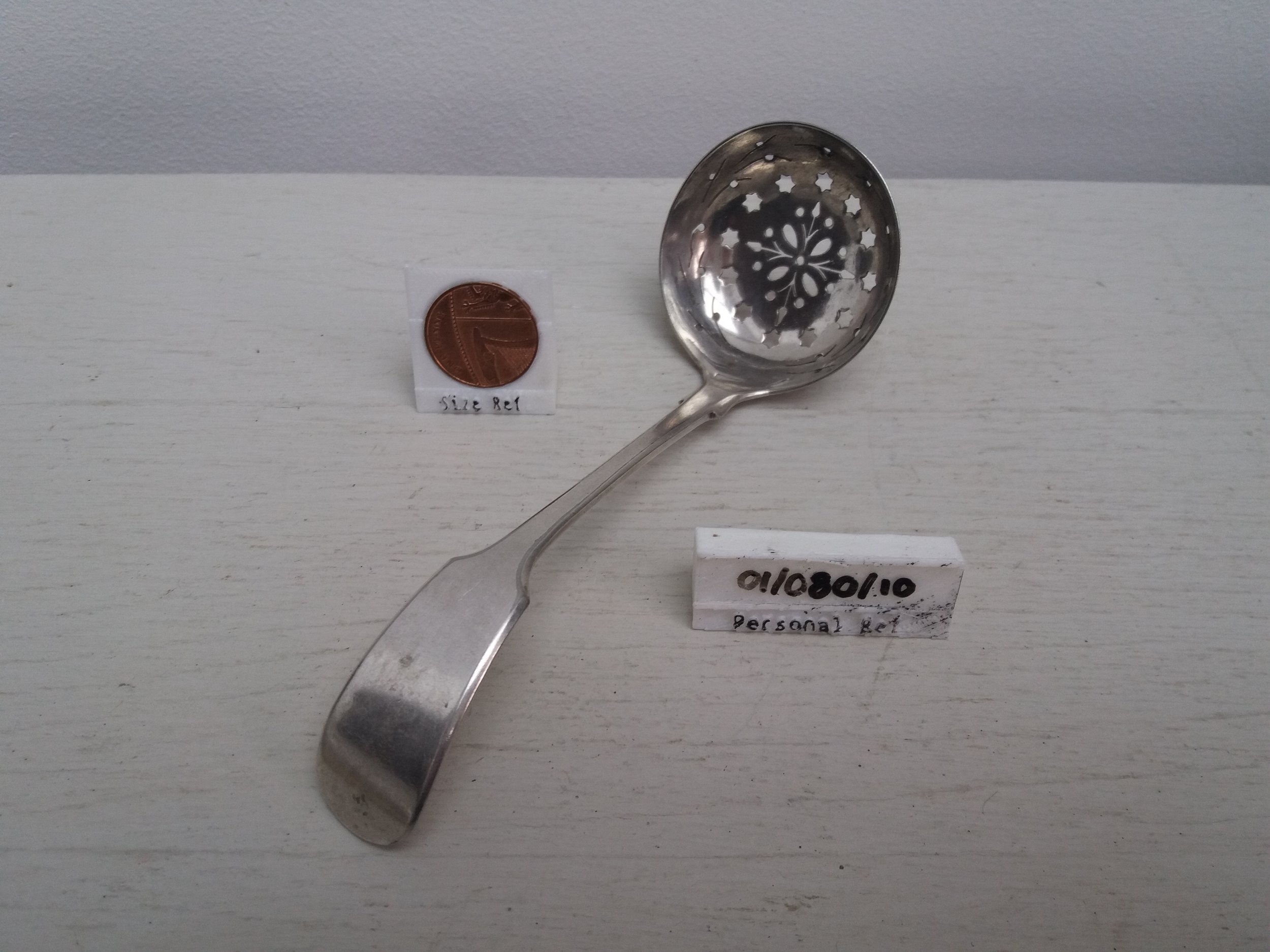 1870s - 1910s | Silver Plate Sugar Sifting Spoon - William Hutton & Sons Ltd