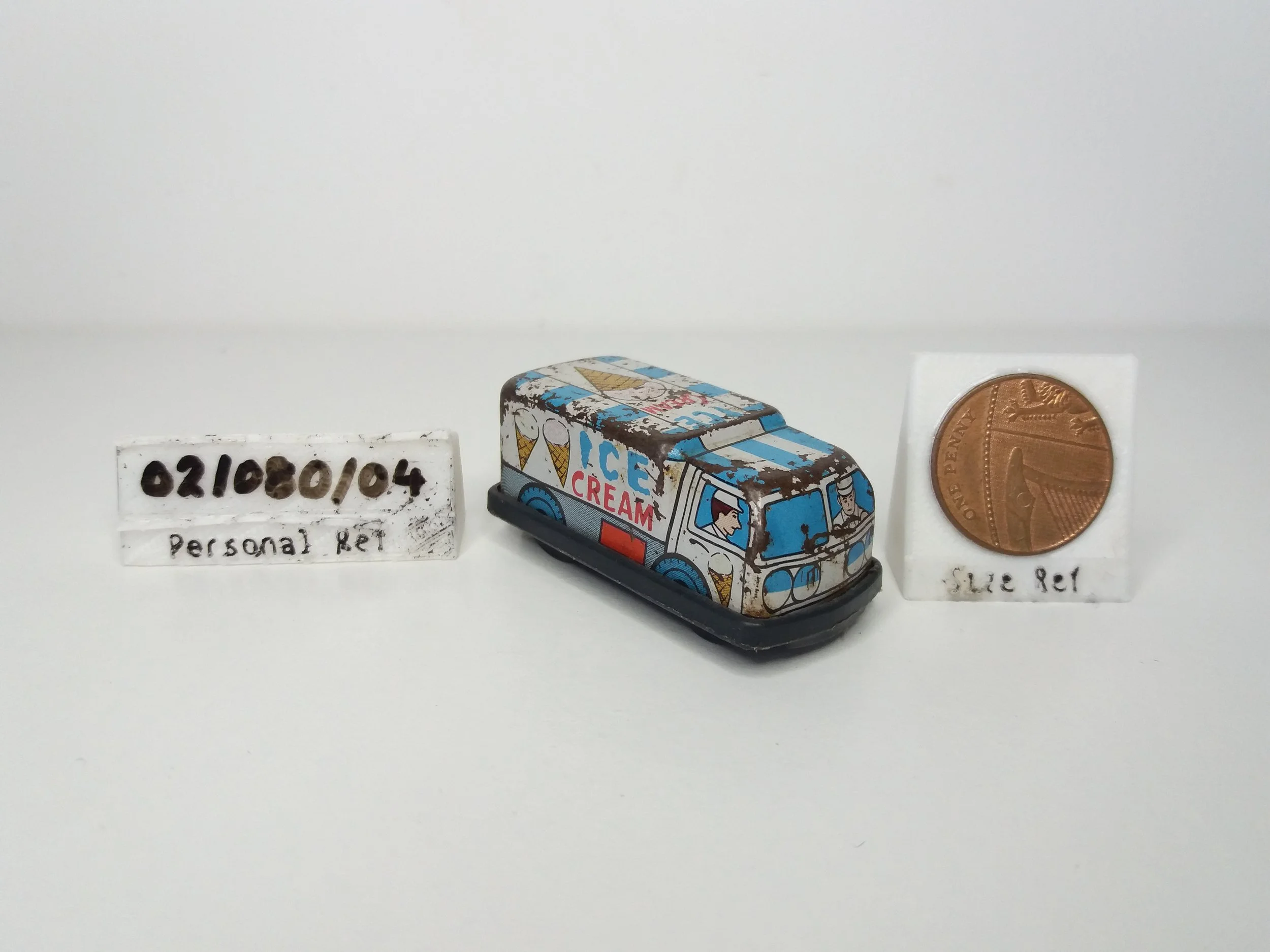1960s | Tin Plate Friction Toy Ice Cream Van (Unboxed)