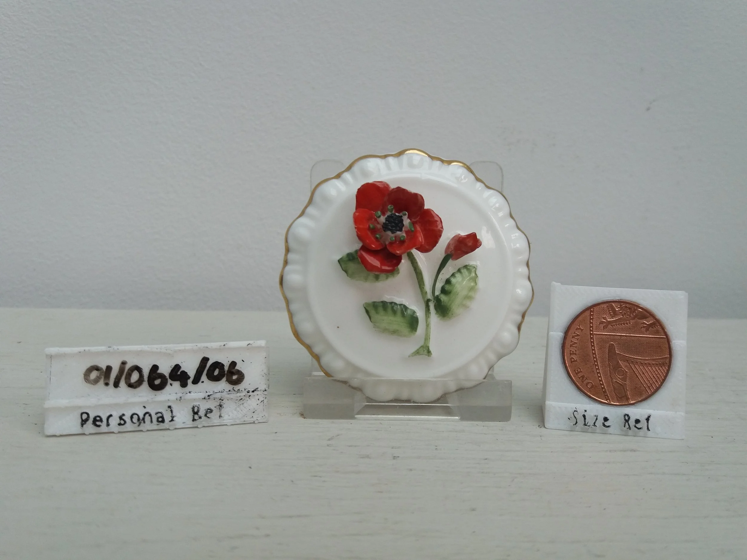1950s | Coalport August Poppy Pill Box