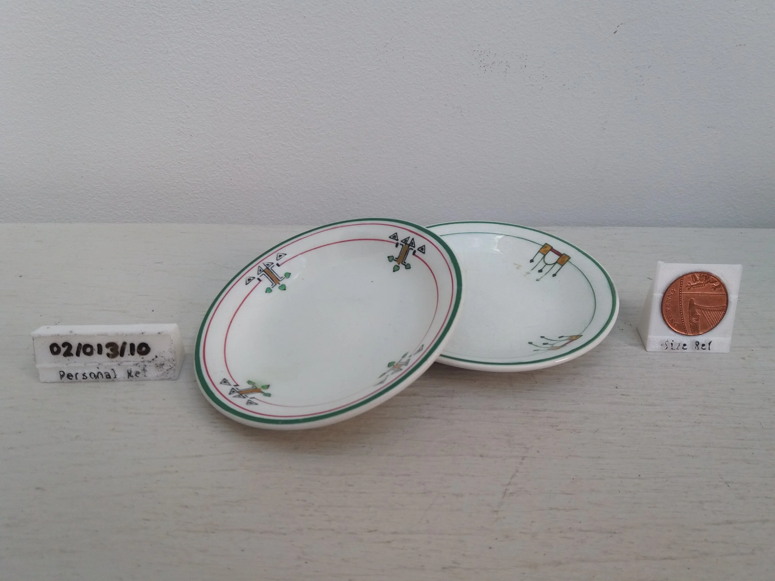 1914 - 1925 | 2x 'The Olympic' Trinket Dishes
