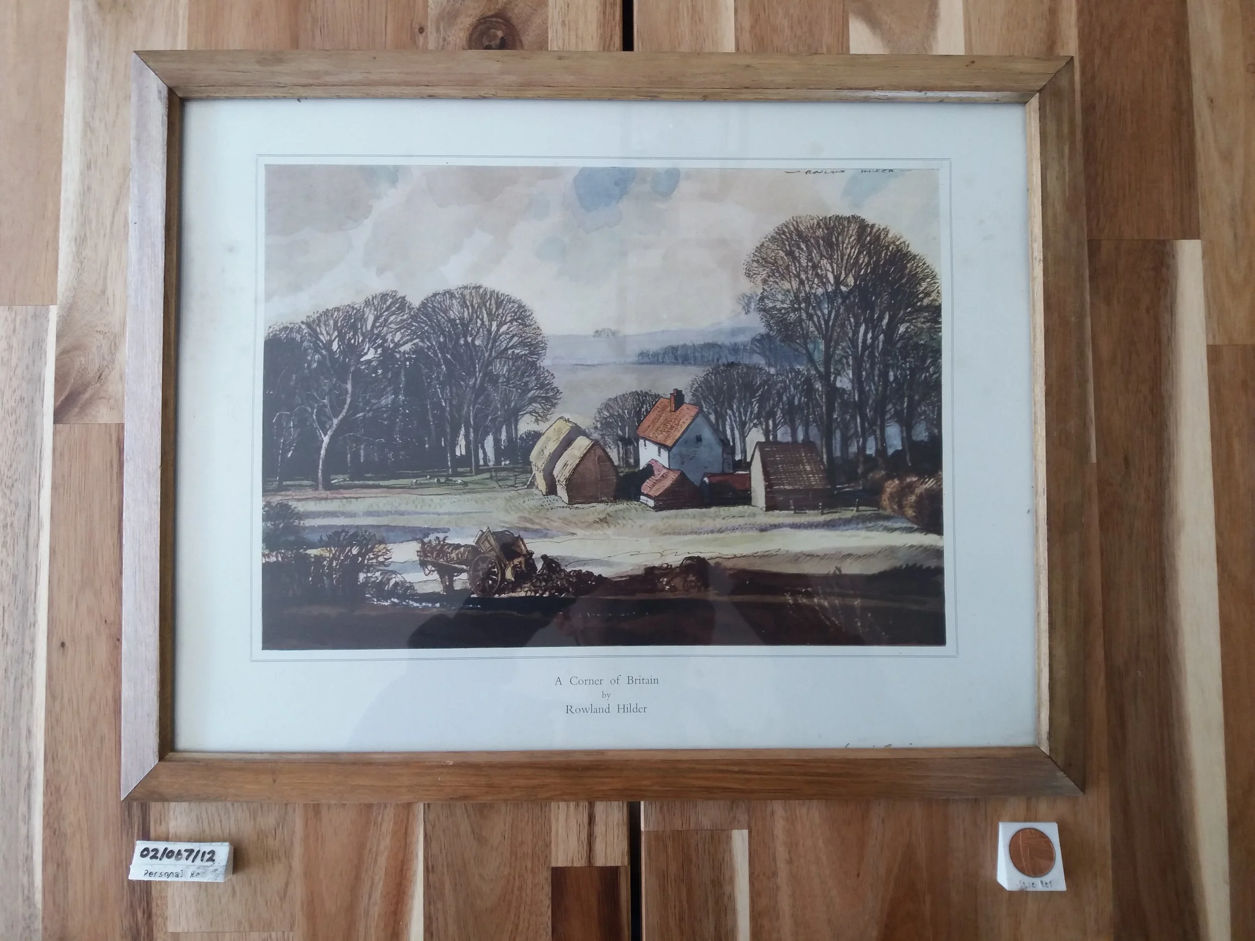 Framed Picture of Rowland Hilder's 'A Corner of Britain'