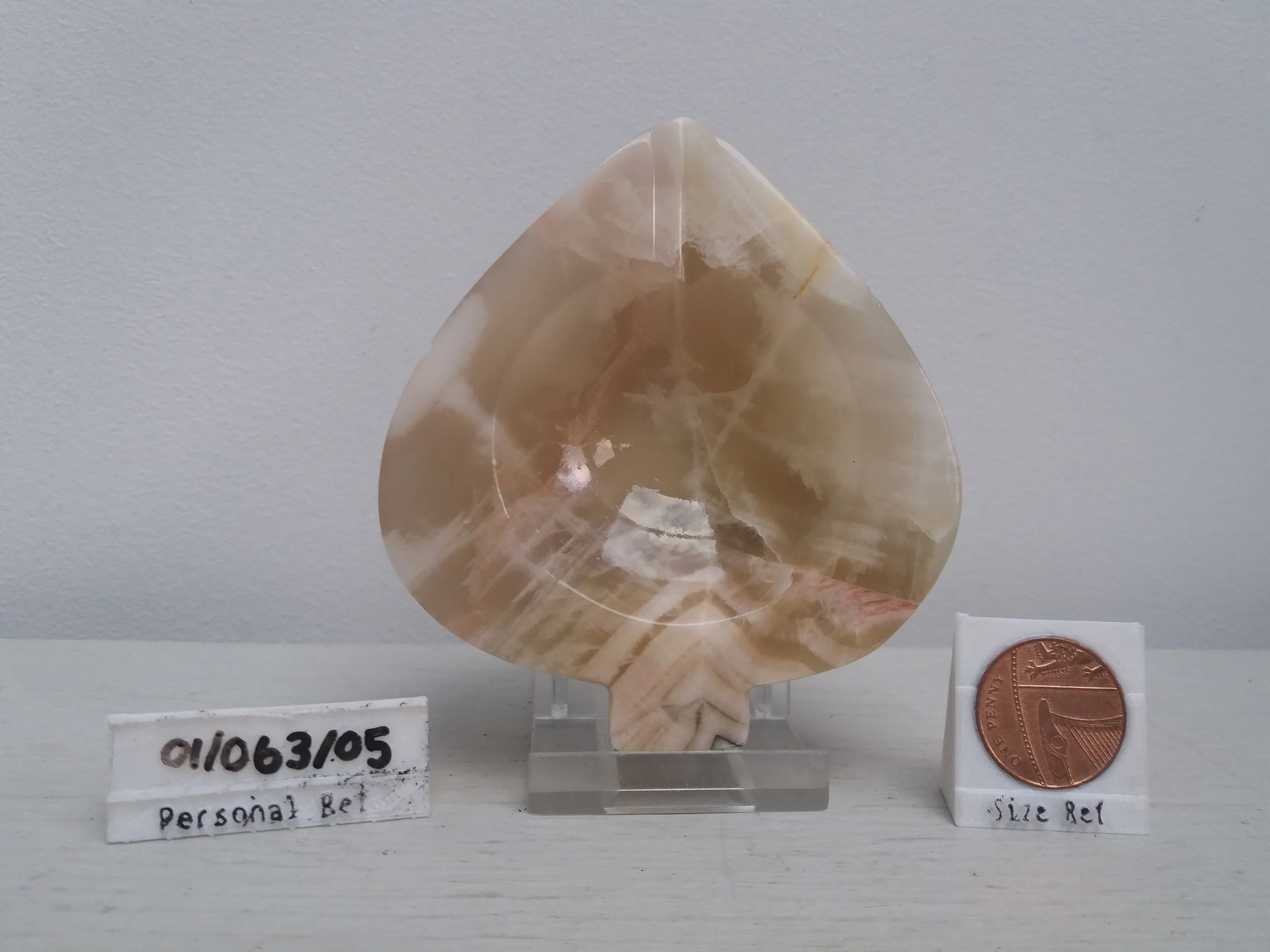 1960s - 1980s | Marble Leaf-Shaped Trinket Dish