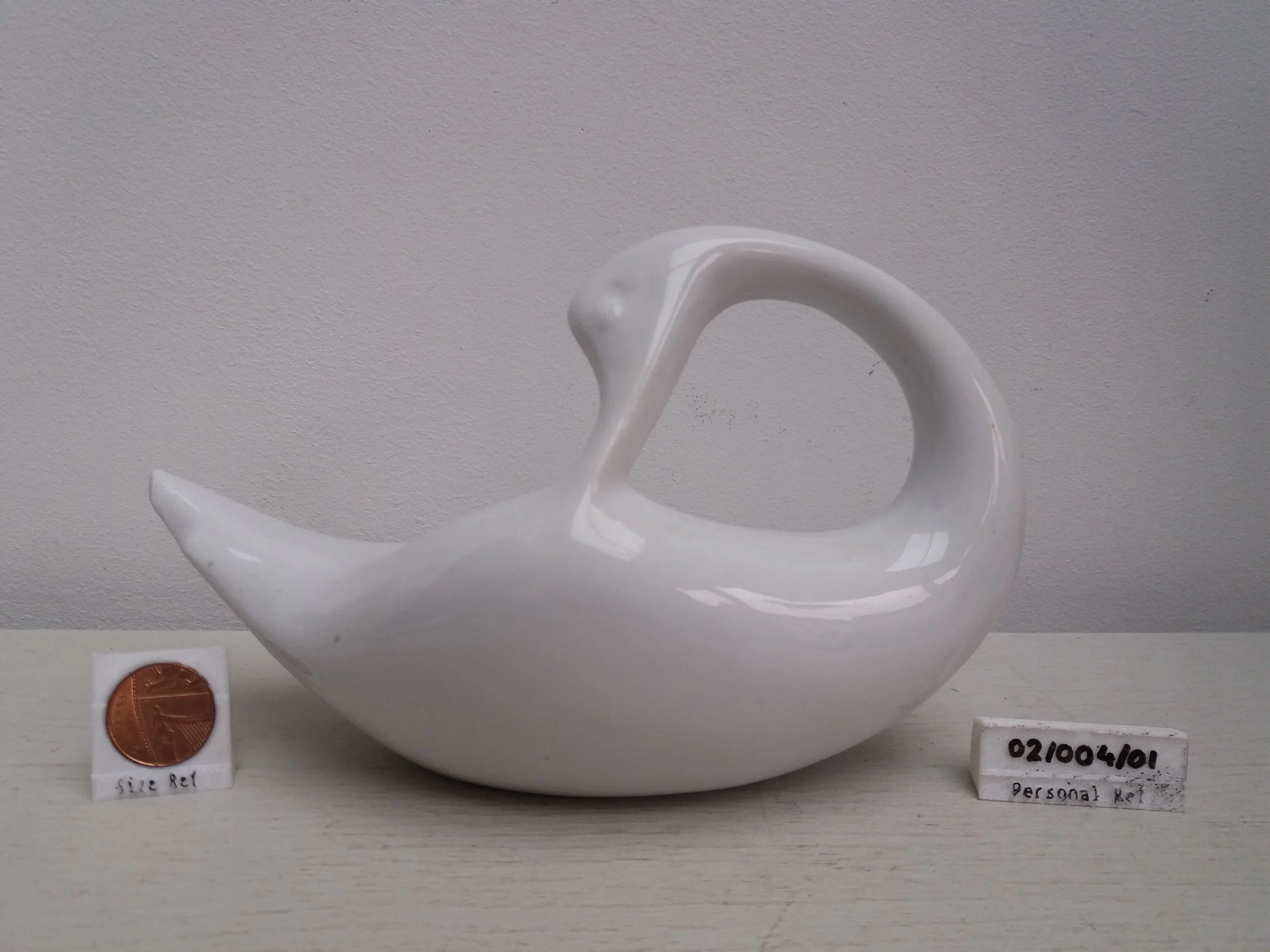 Naaman Ceramic Swan Ornament