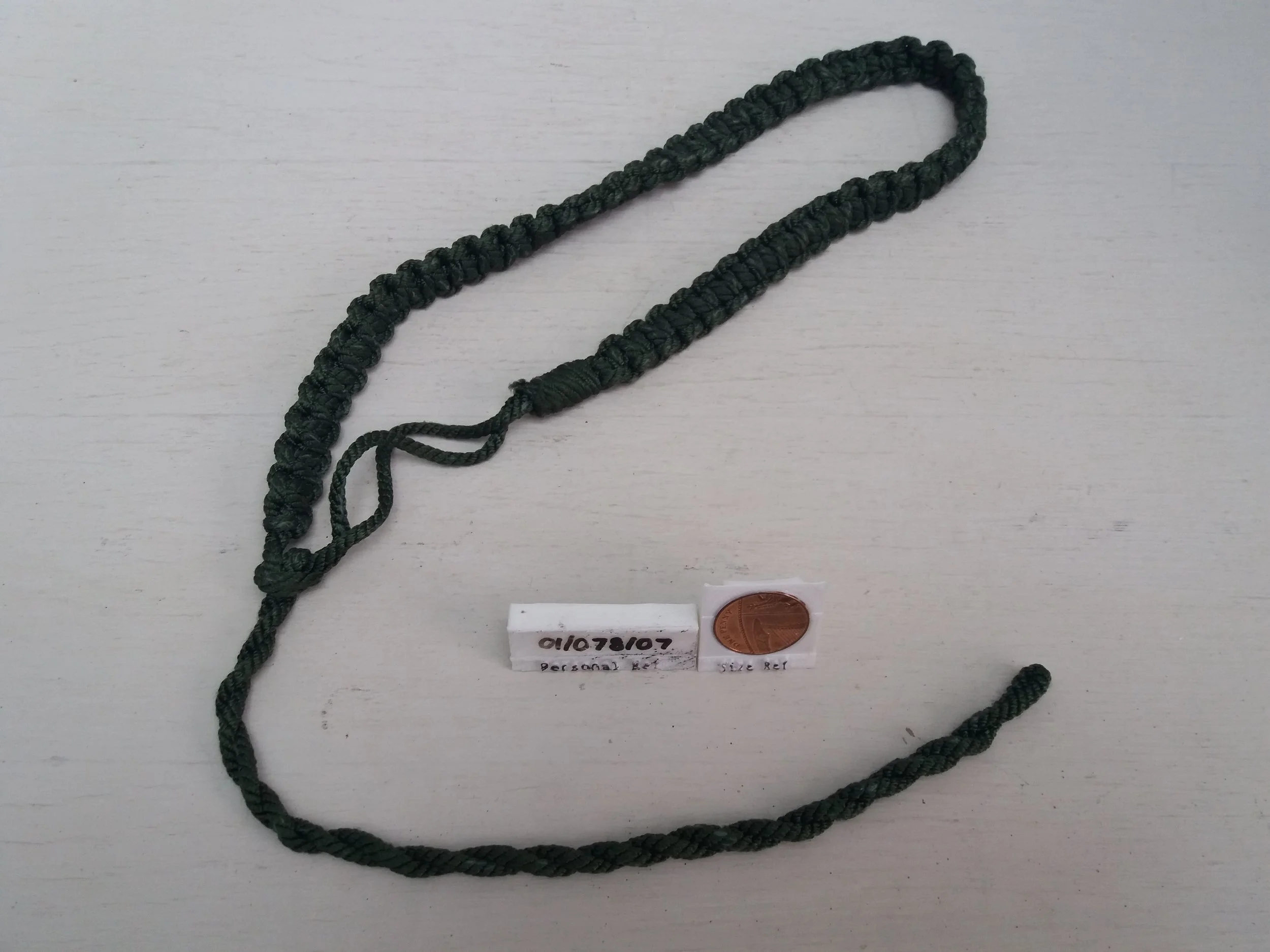 1960s - 1970s | British Army Dress Aiguillette - Green