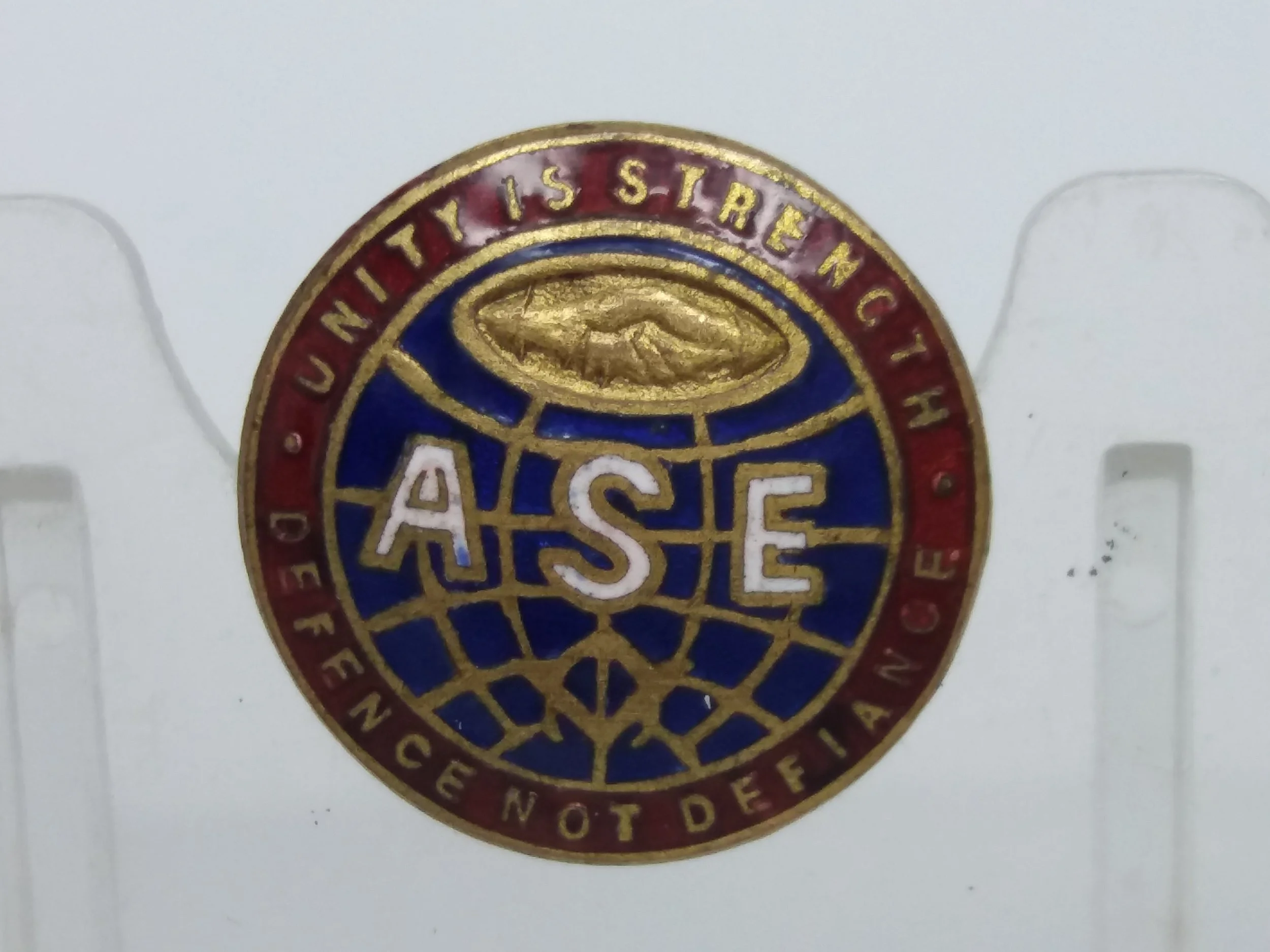 1913 - 1920 | Amalgamated Society of Engineers (ASE) Union Buttonhole Pin
