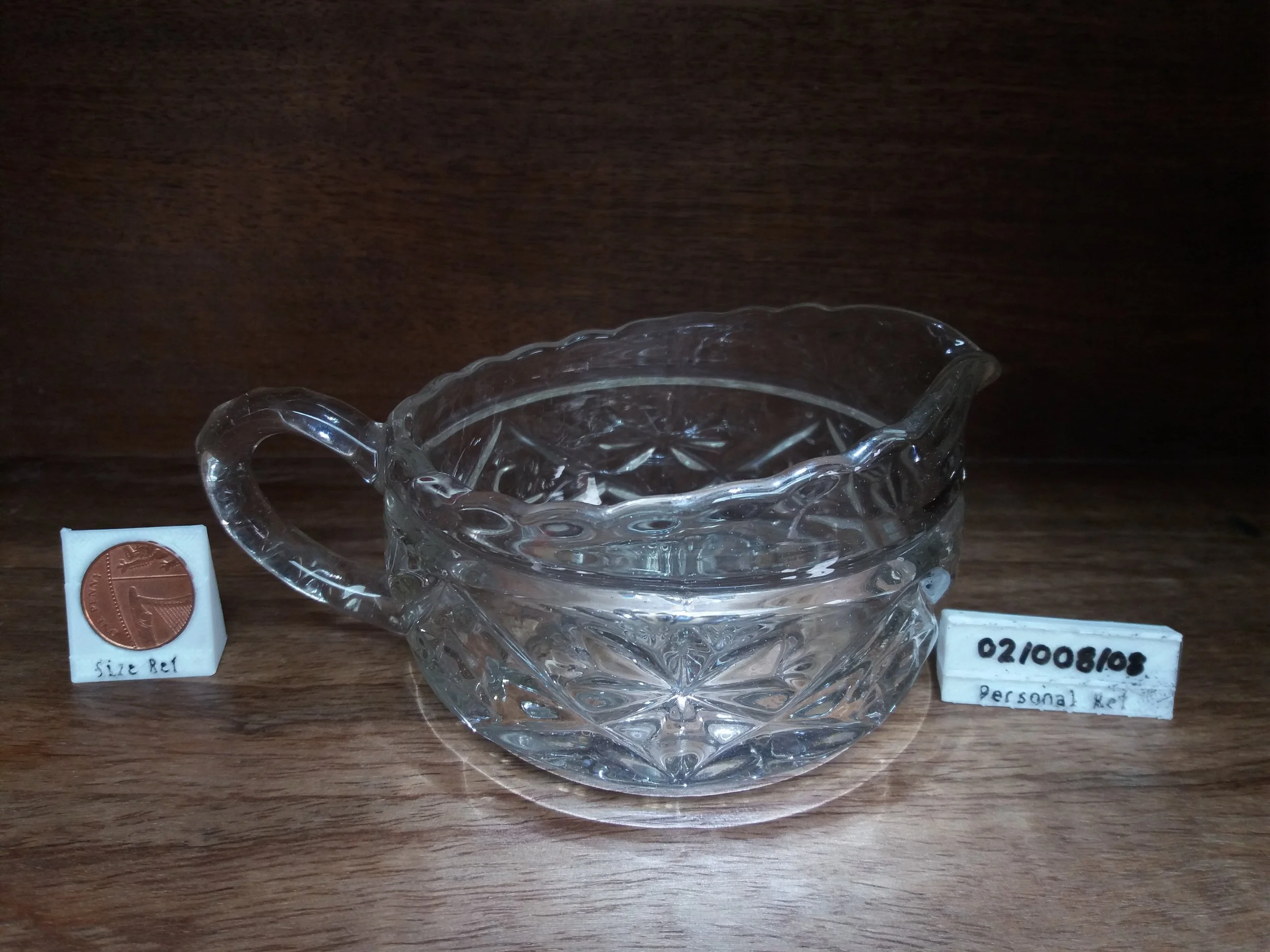 1930s / 1940s | Moulded Glass Shallow Jug