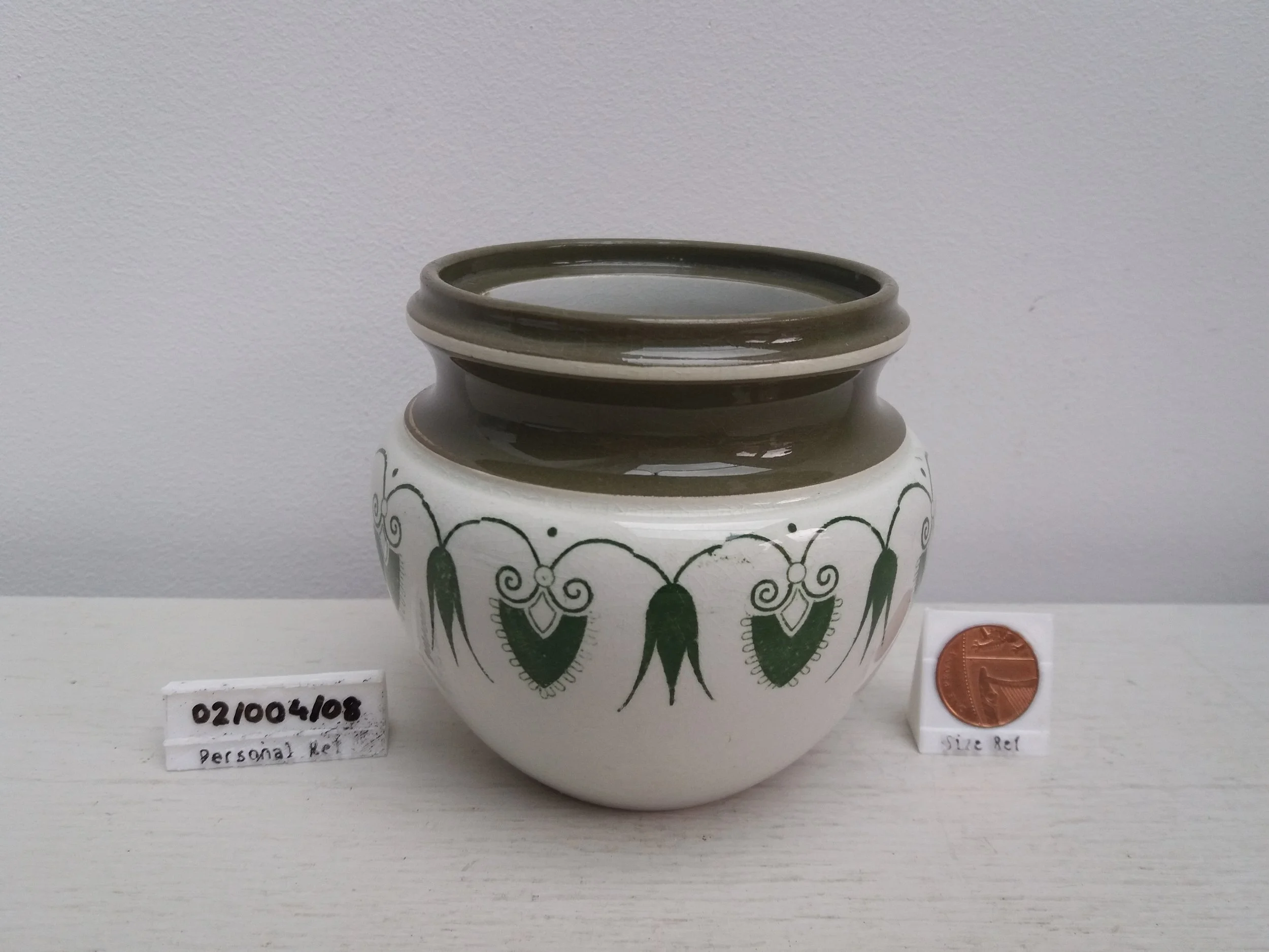 1890s - 1910s | Art Nouveau Tobacco Pot (No Lid)