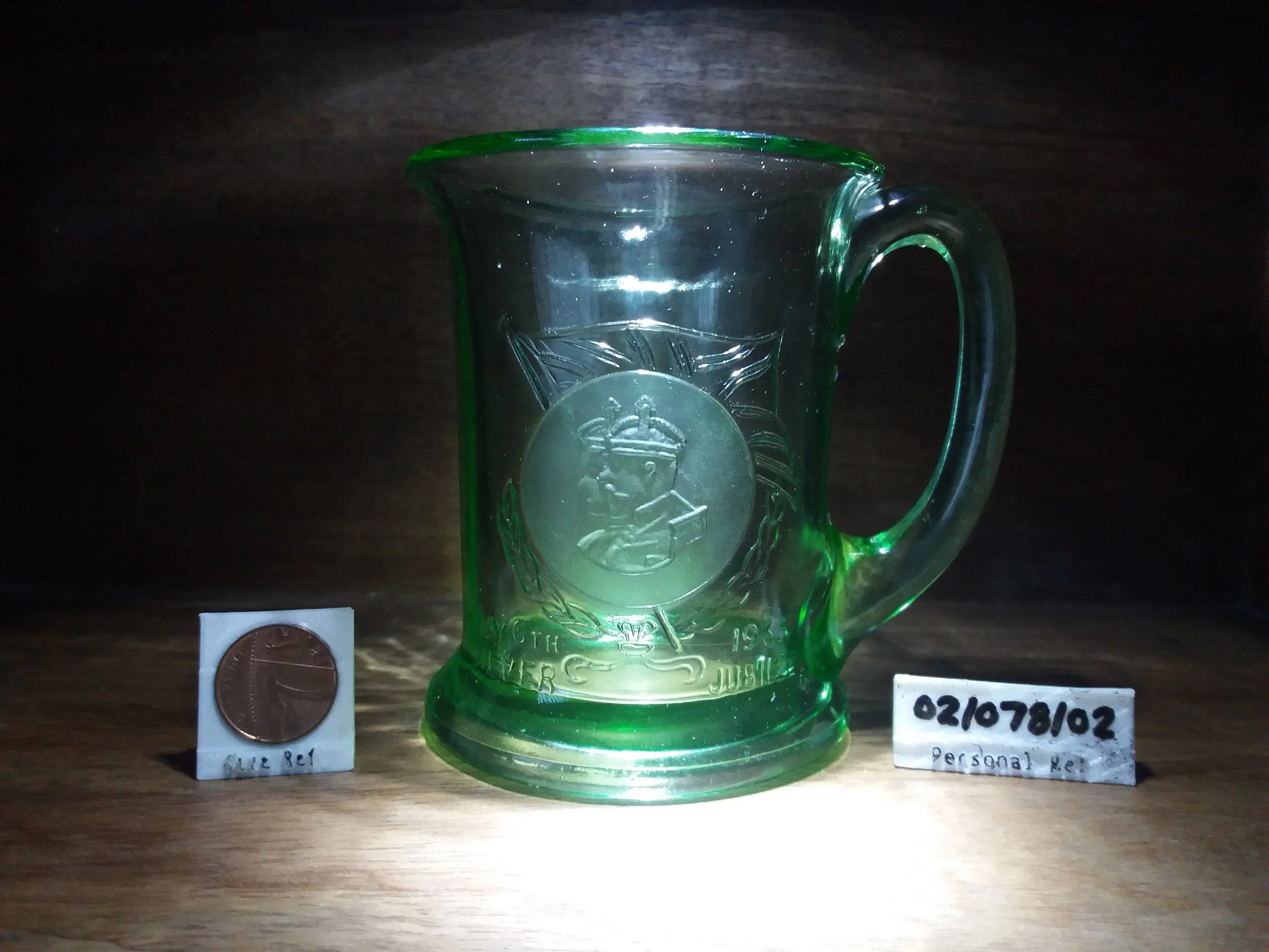 1935 | Silver Jubilee Green Beer Glass