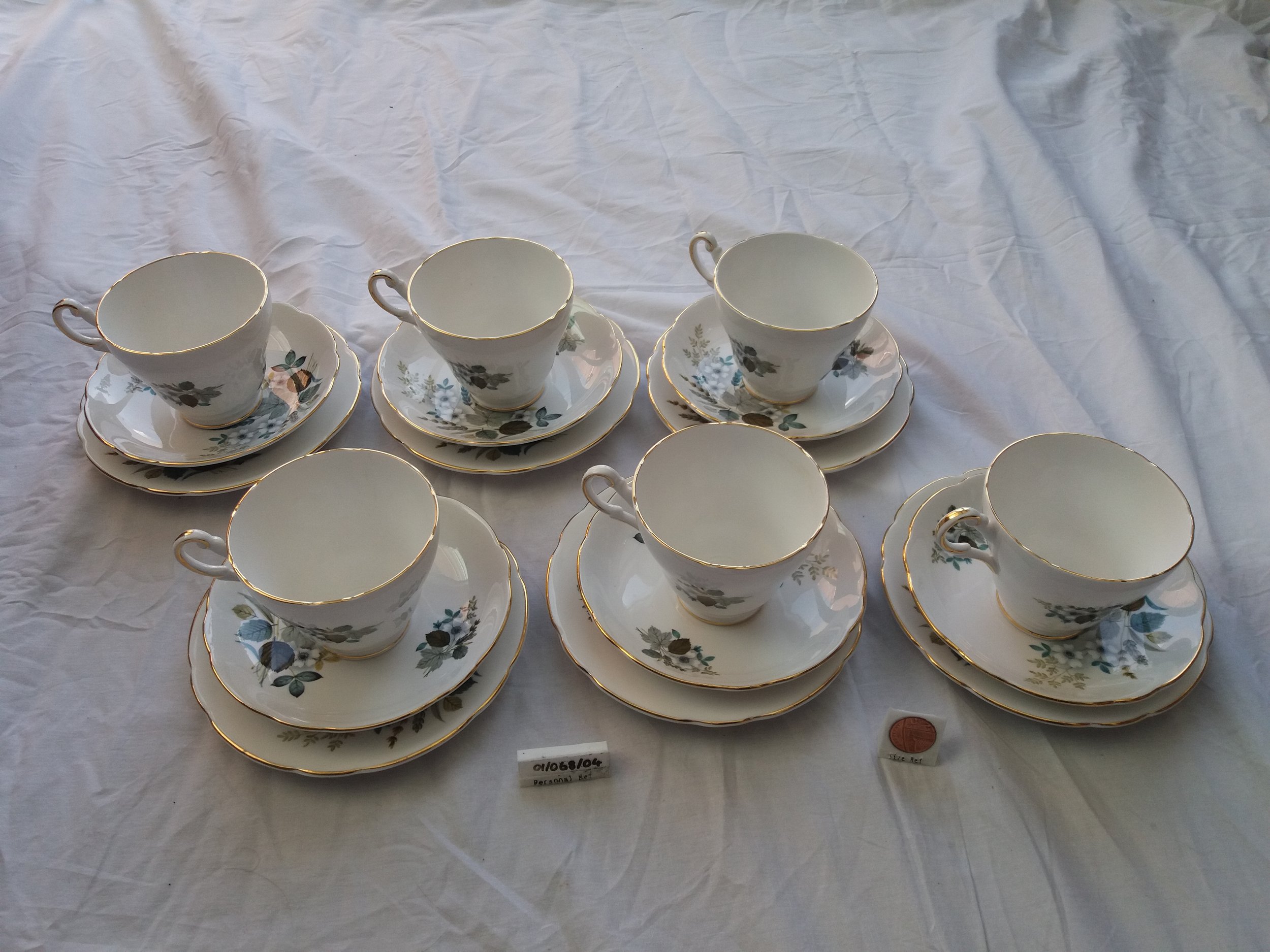 1960s / 1970s | 6x Regency China Tea Trios