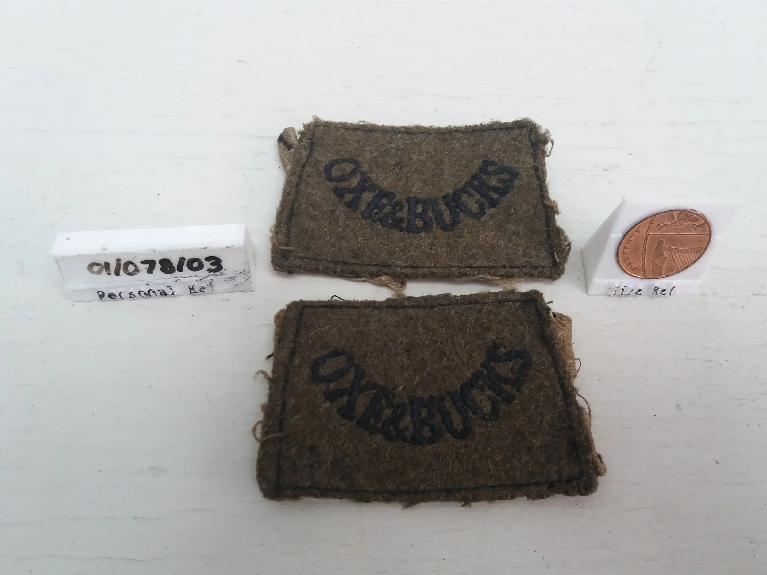 1950s - 1960s | 2x British Army OXF.&BUCKS Badges