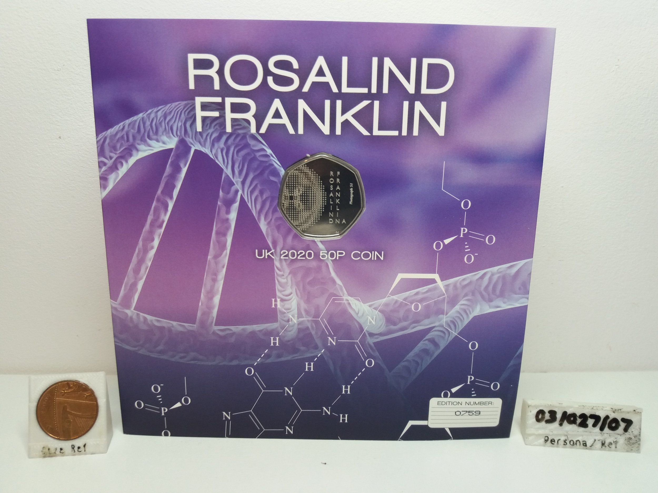 2020 | 🇬🇧 Non-Circulation 50 Pence Coin (50p) - Rosalind Franklin