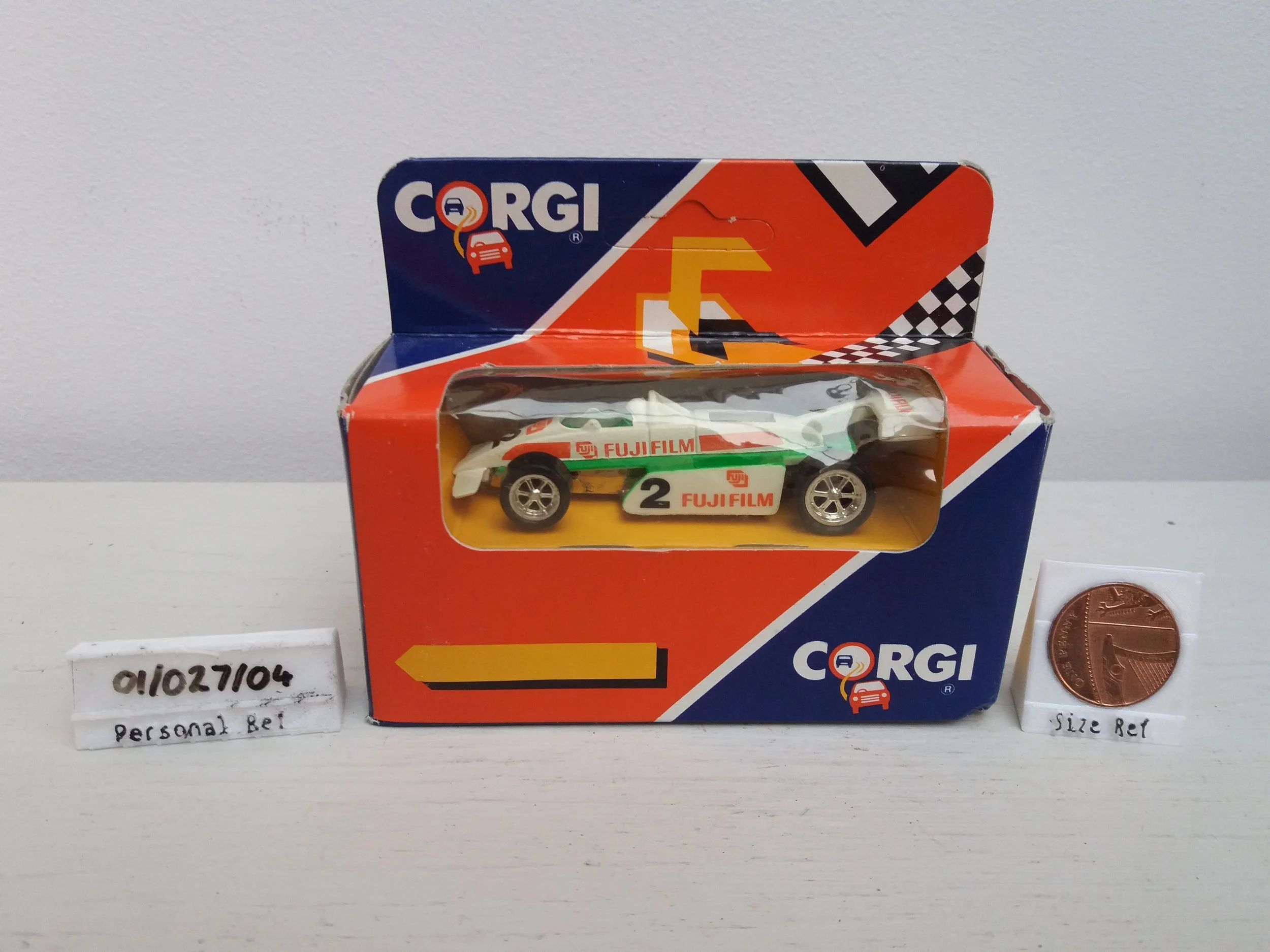 #90215 Fujifilm F1 Car (Boxed & Sealed) - Corgi / Hot Wheels Crossover