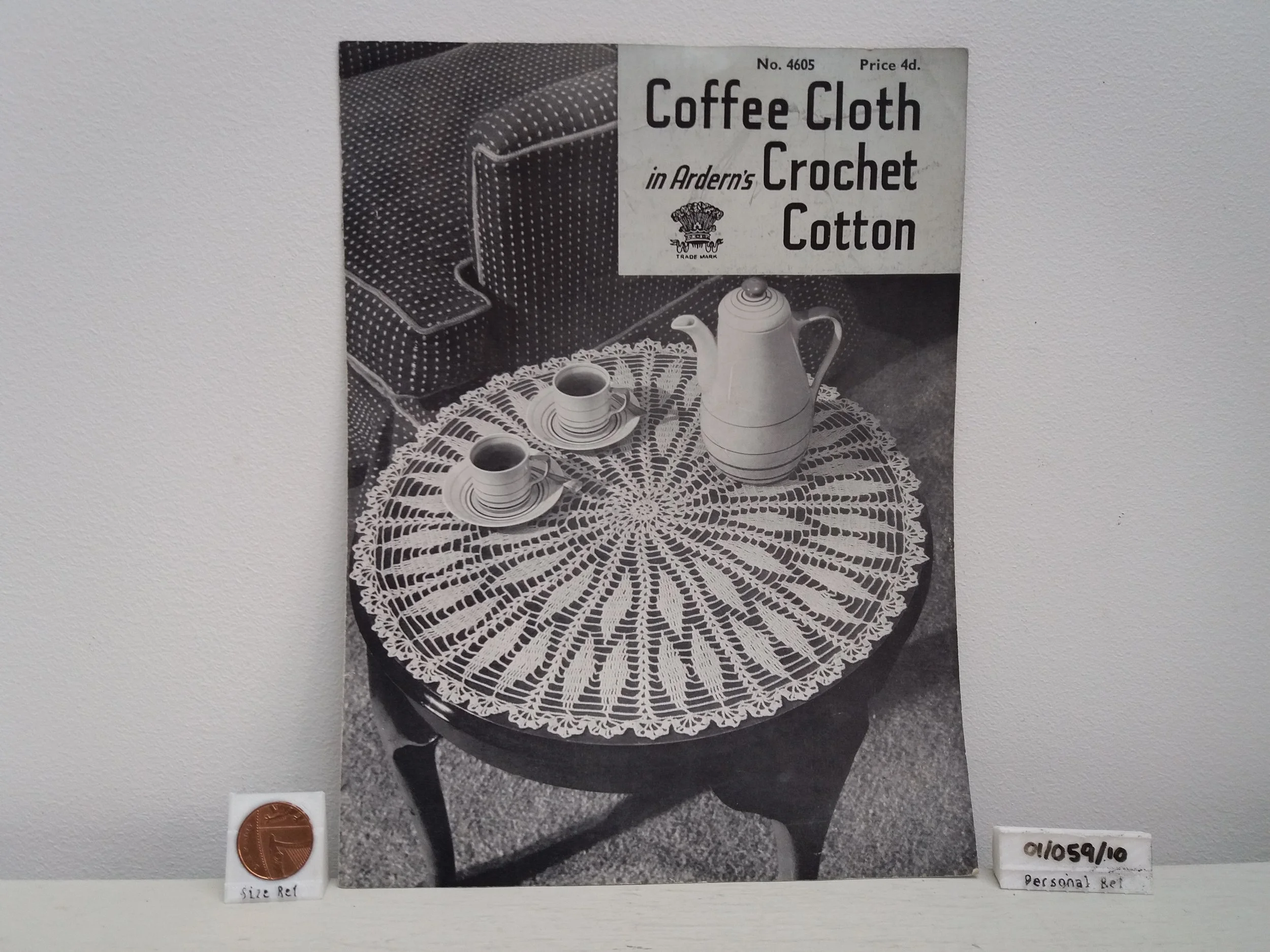 1940s | Ardern's No. 4605 - Coffee Cloth Crochet Cotton