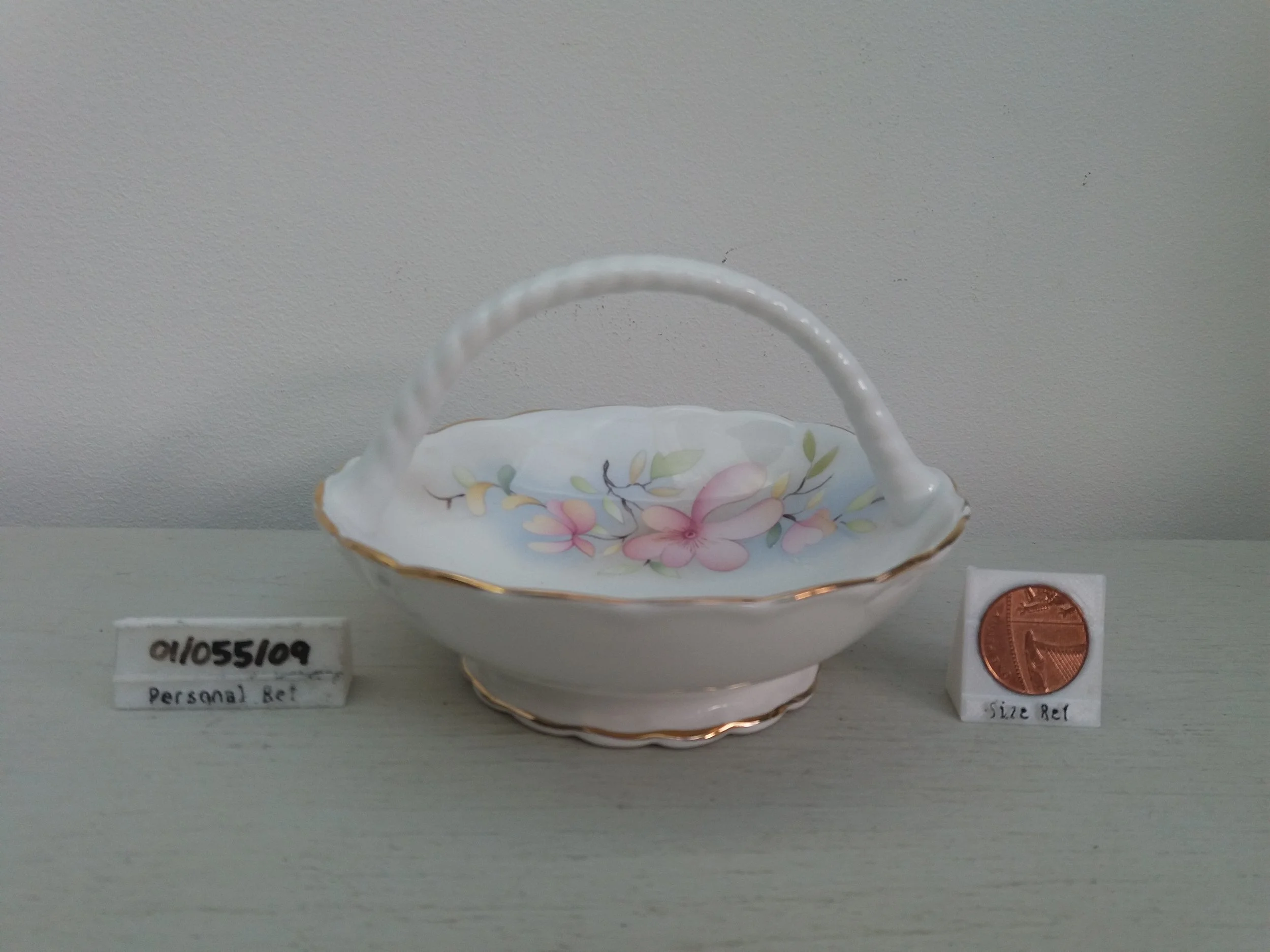 Handled Bon Bon Dish - Salisbury Bone China