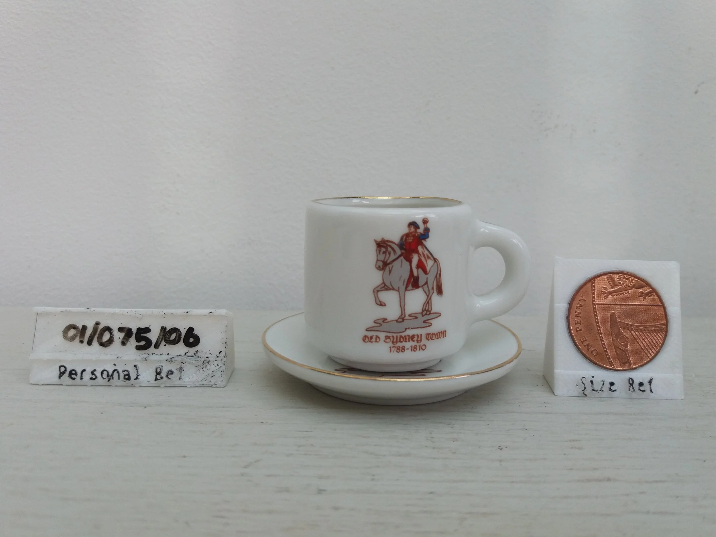 1975 - 2014 | Miniature Old Sydney Town Ornamental Cup & Saucer