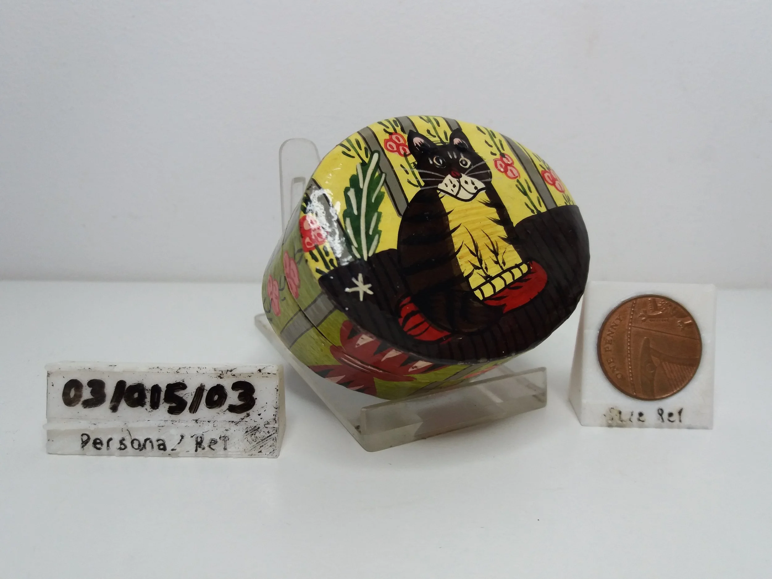 Vintage Cat Pill Box