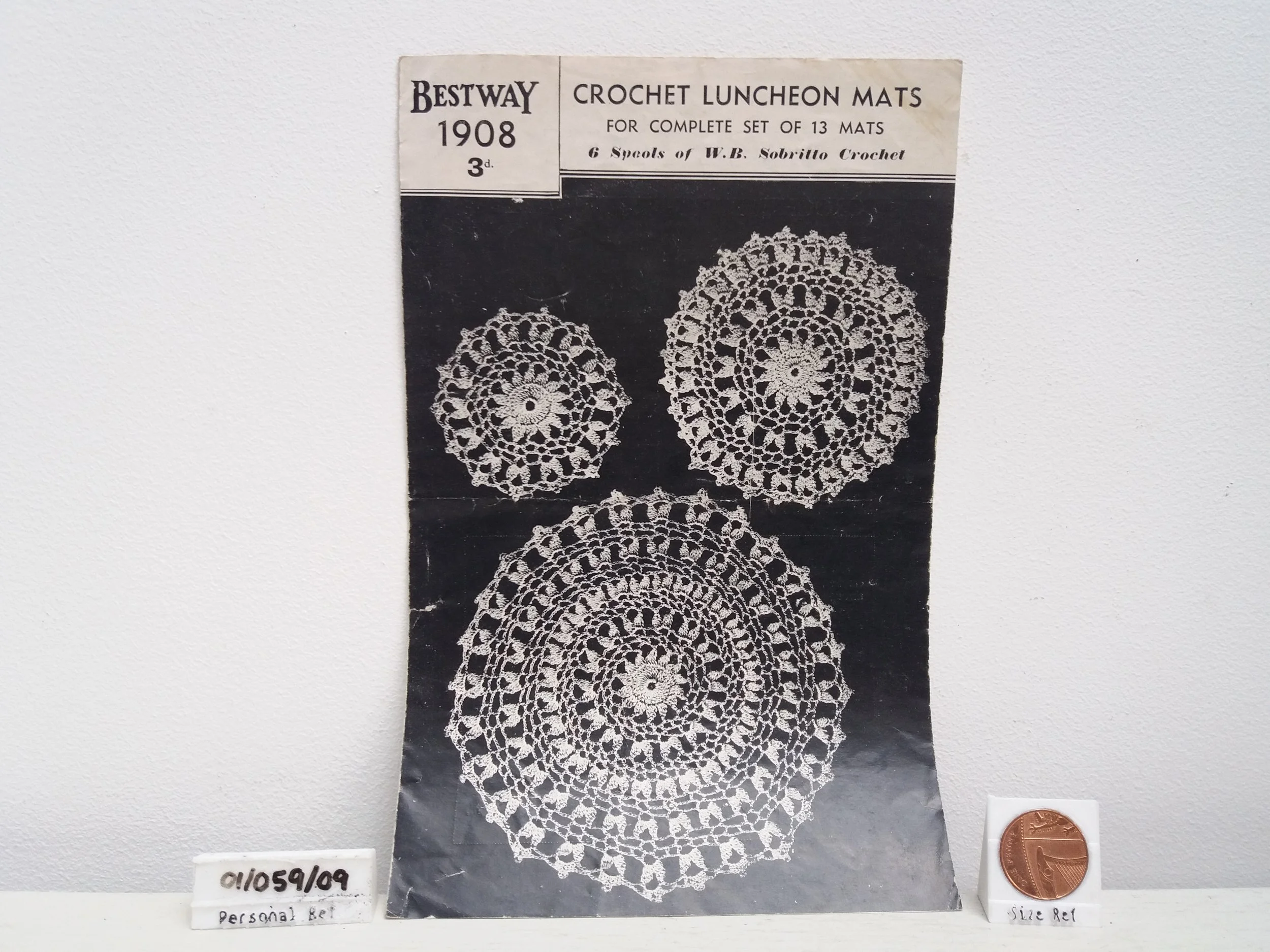 1940s | Bestway No. 1908 - Crochet Luncheon Mats