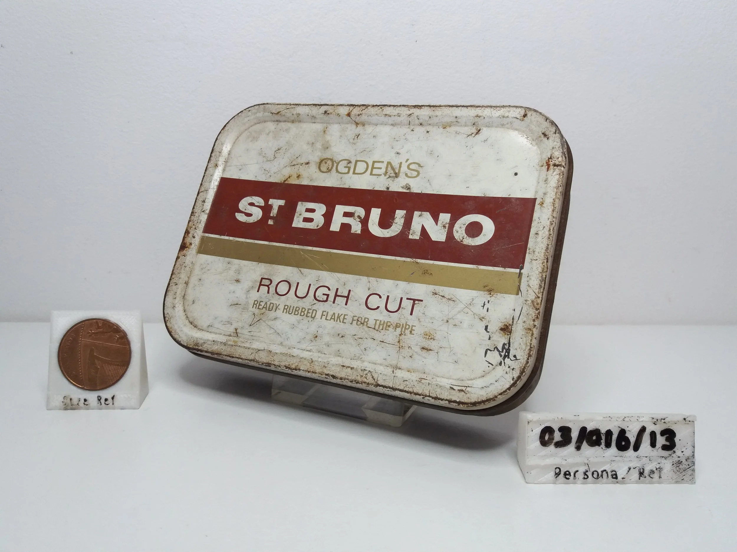 1990s | Ogden's St Bruno Flake Rough Cut Pipe Tobacco Tin
