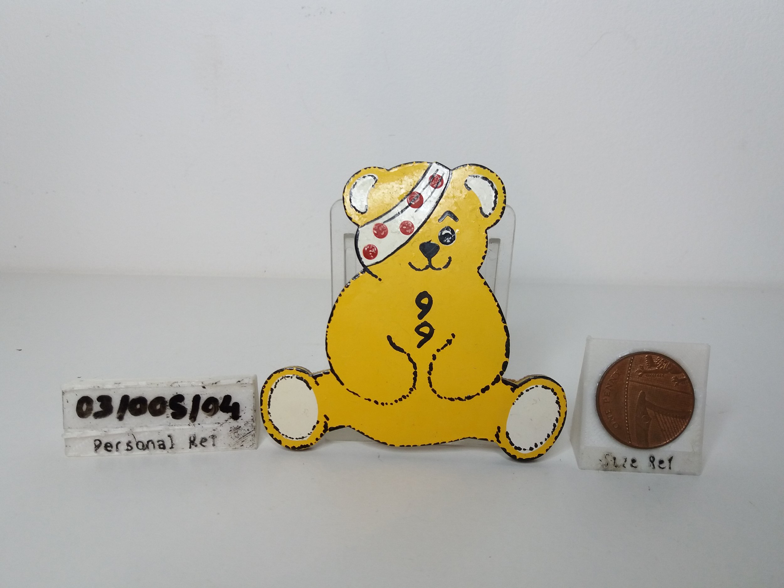 1980s | BBC Children In Need MDF Pudsey Pin