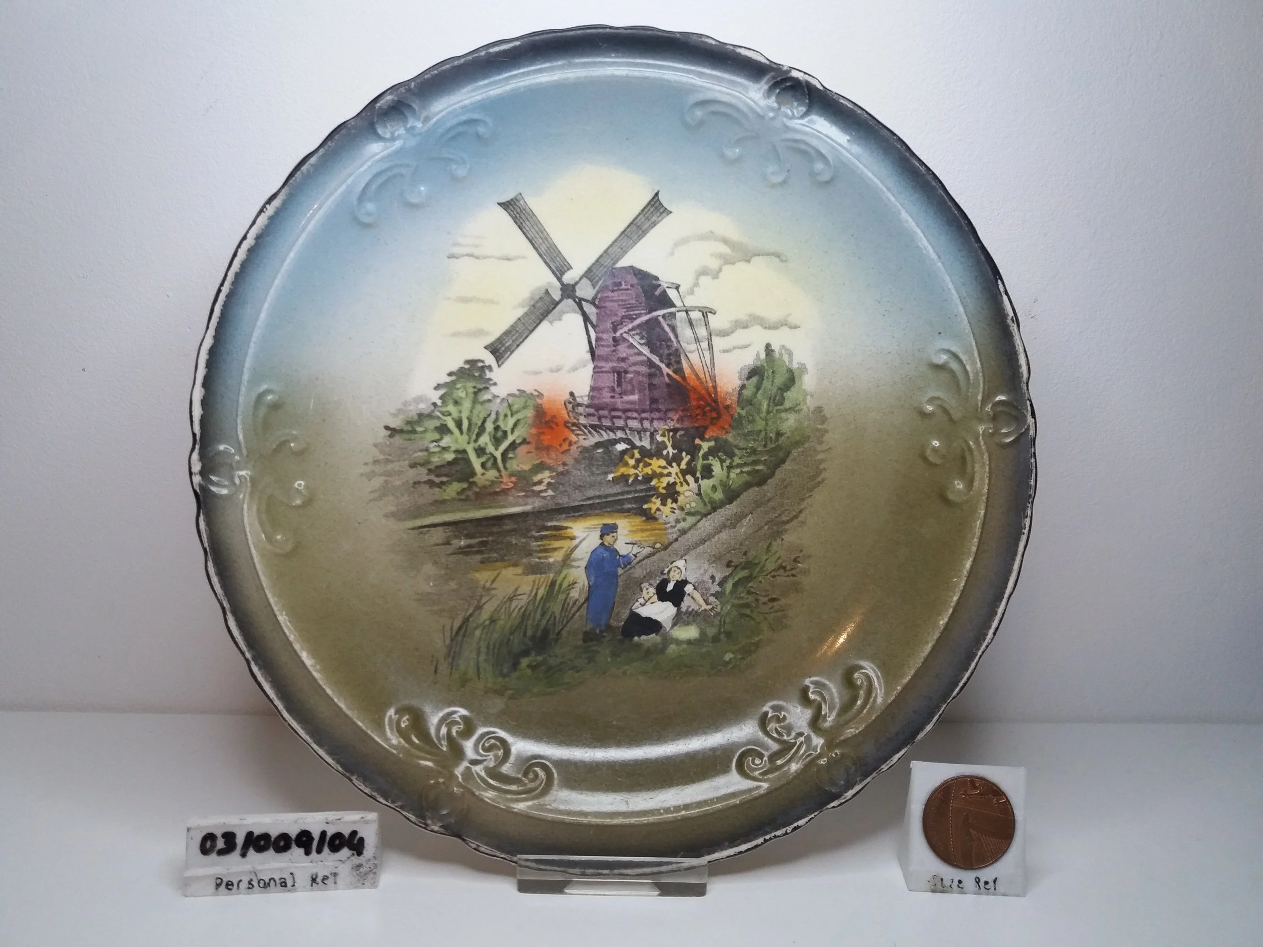 1930s / 1940s | Crownford Ware Windmill Collector Plate