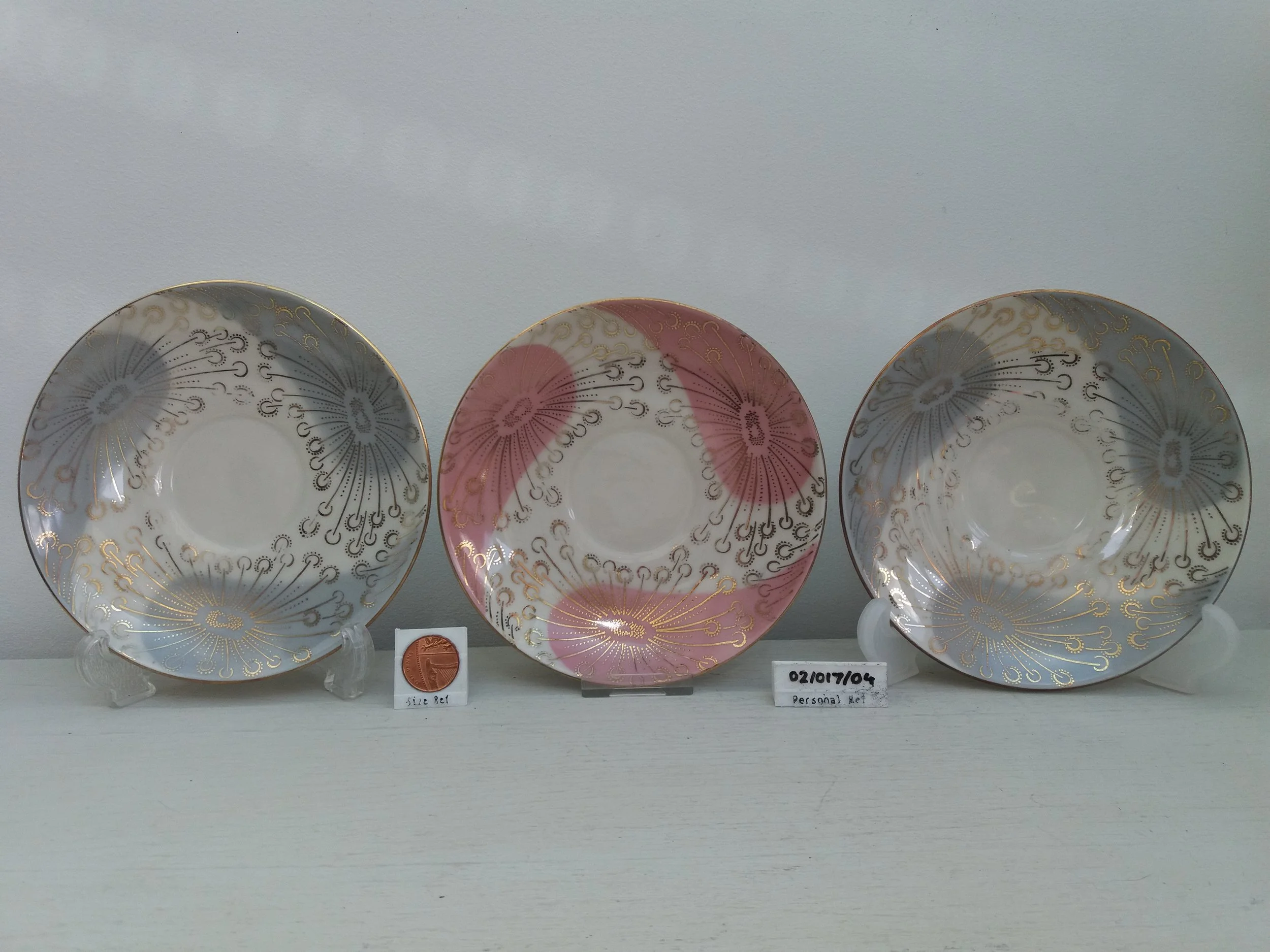 3x Schumann Arzberg Saucers