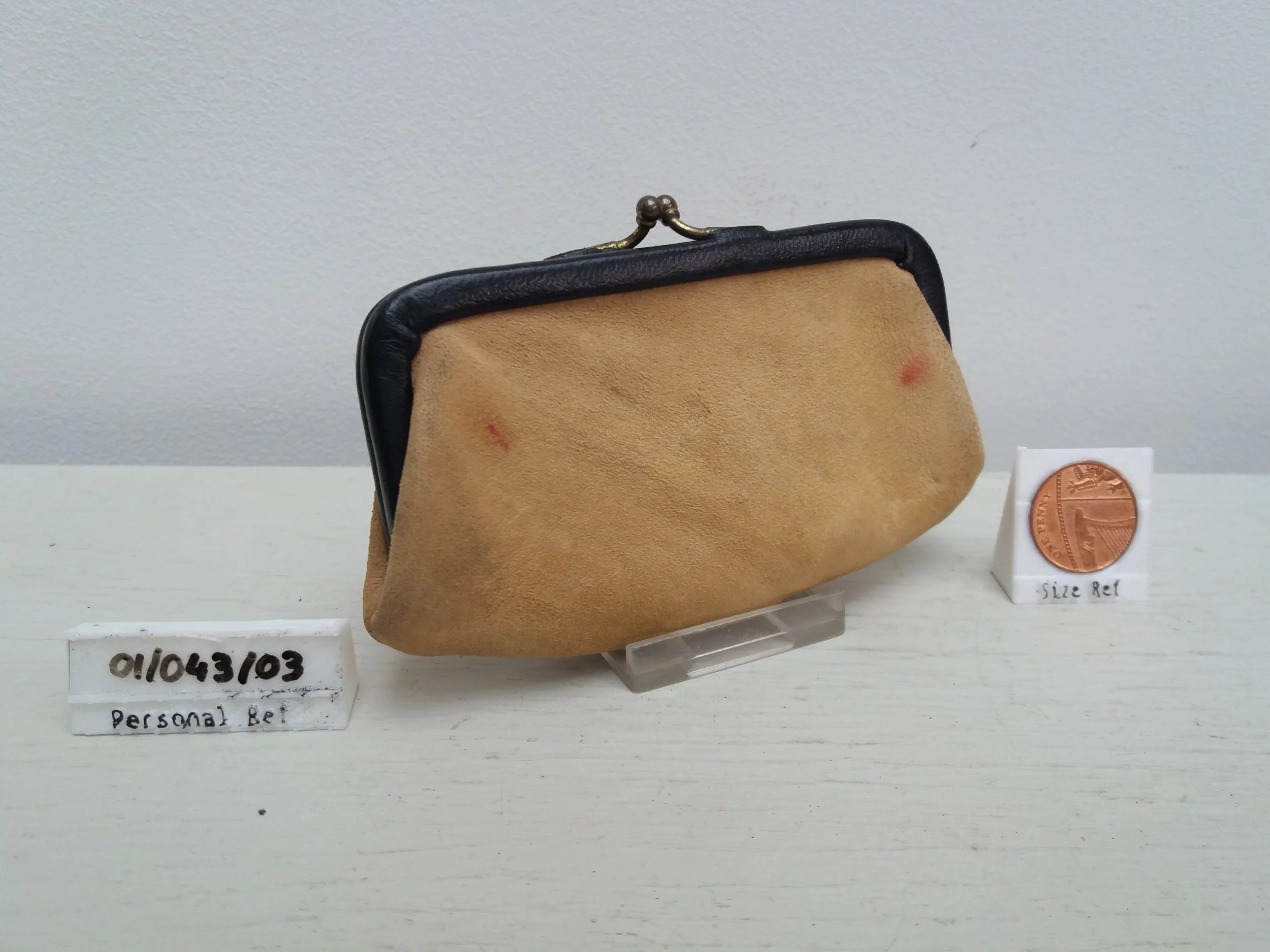 Suede & Silk Coin Purse