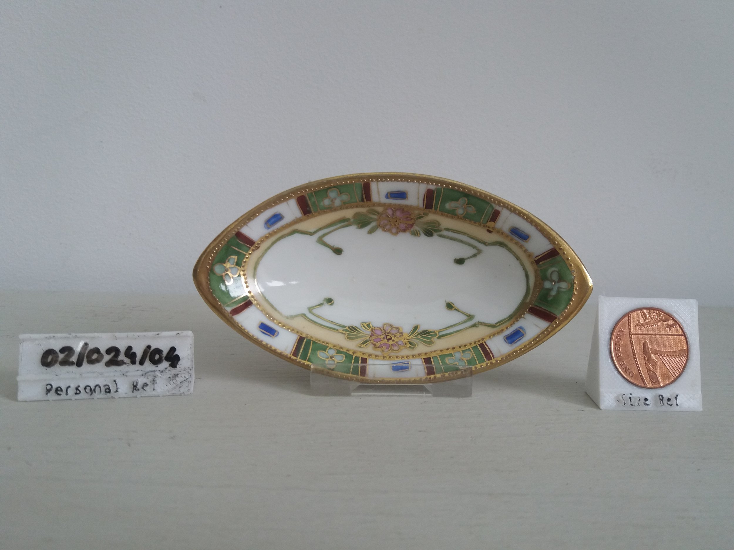 Small Hand-Painted Nippon Pin Tray