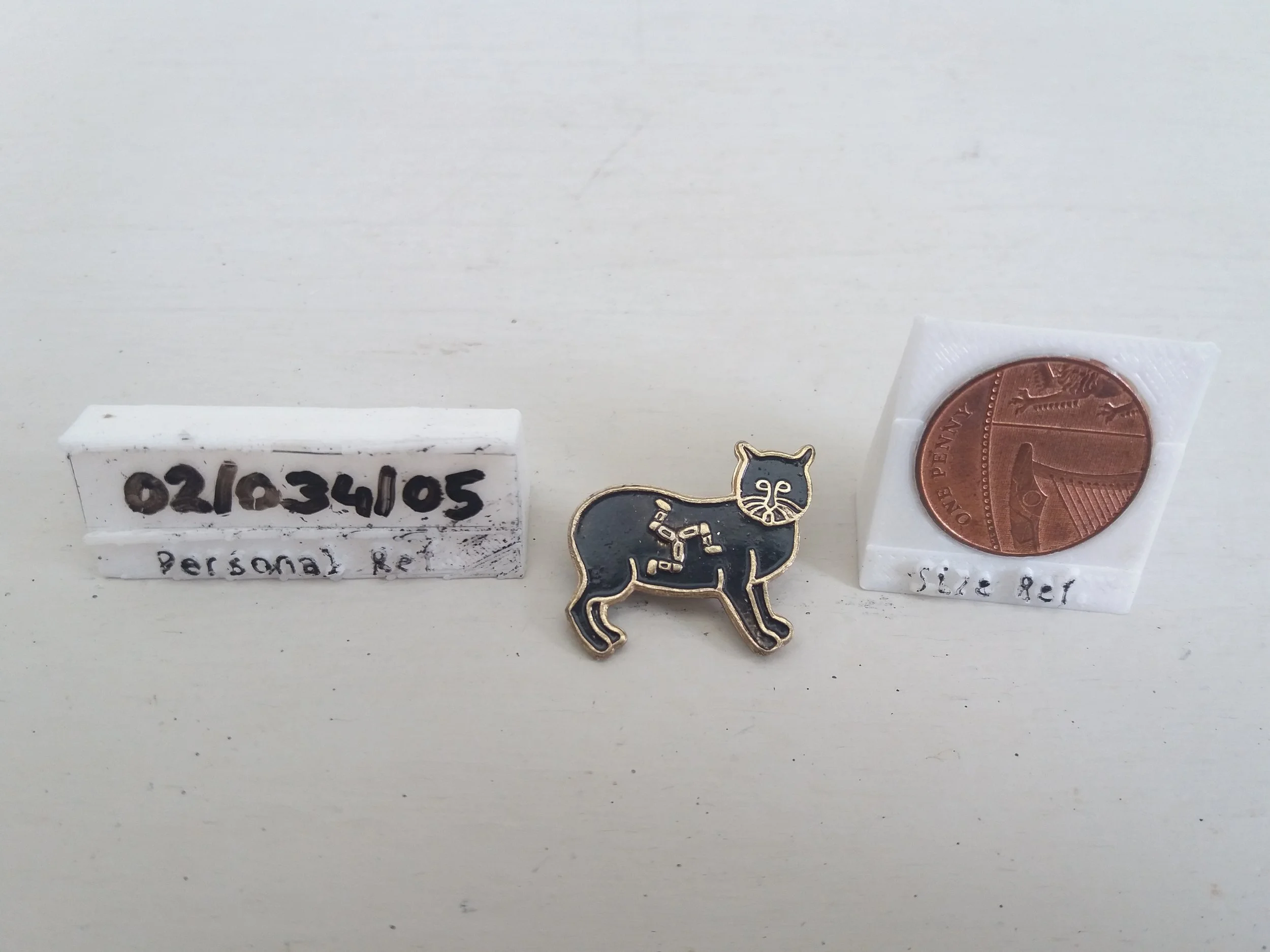 Isle of Man Lucky Manx Cat Badge