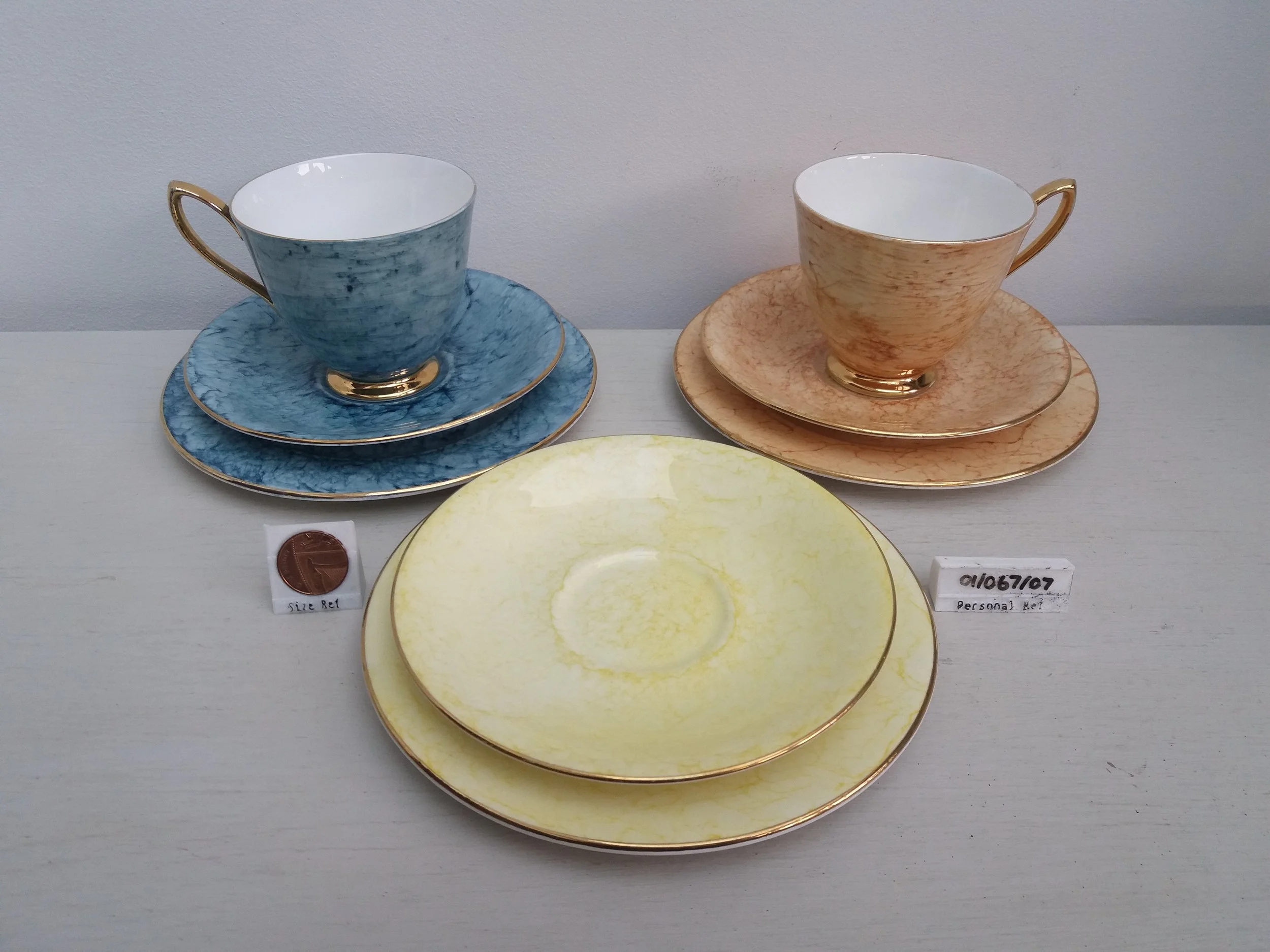 1983 - 1986 | 2⅔x  Royal Albert Gossamer Coffee Trios