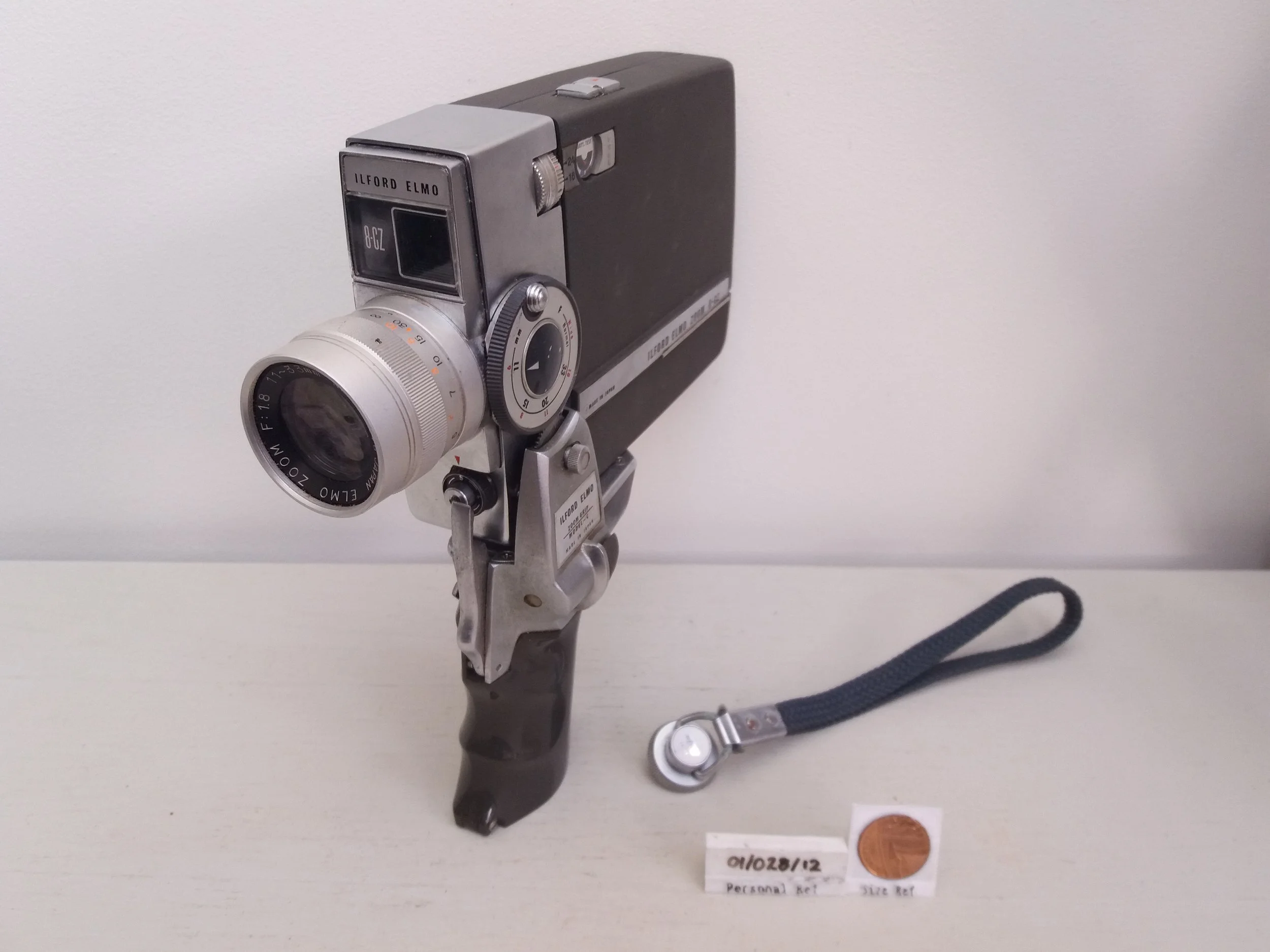 1965 - 1968 | Ilford Elmo Zoom 8-CZ 8mm Film Camera & Leather Case