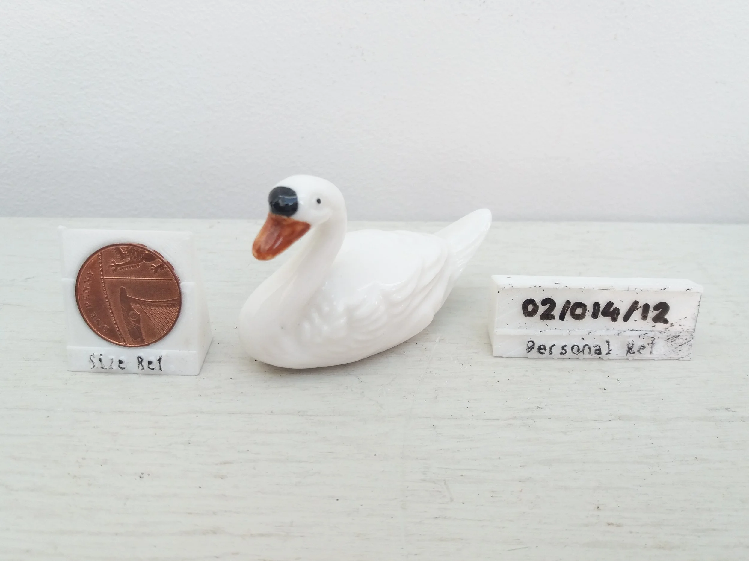 Ceramic Swan Ornament