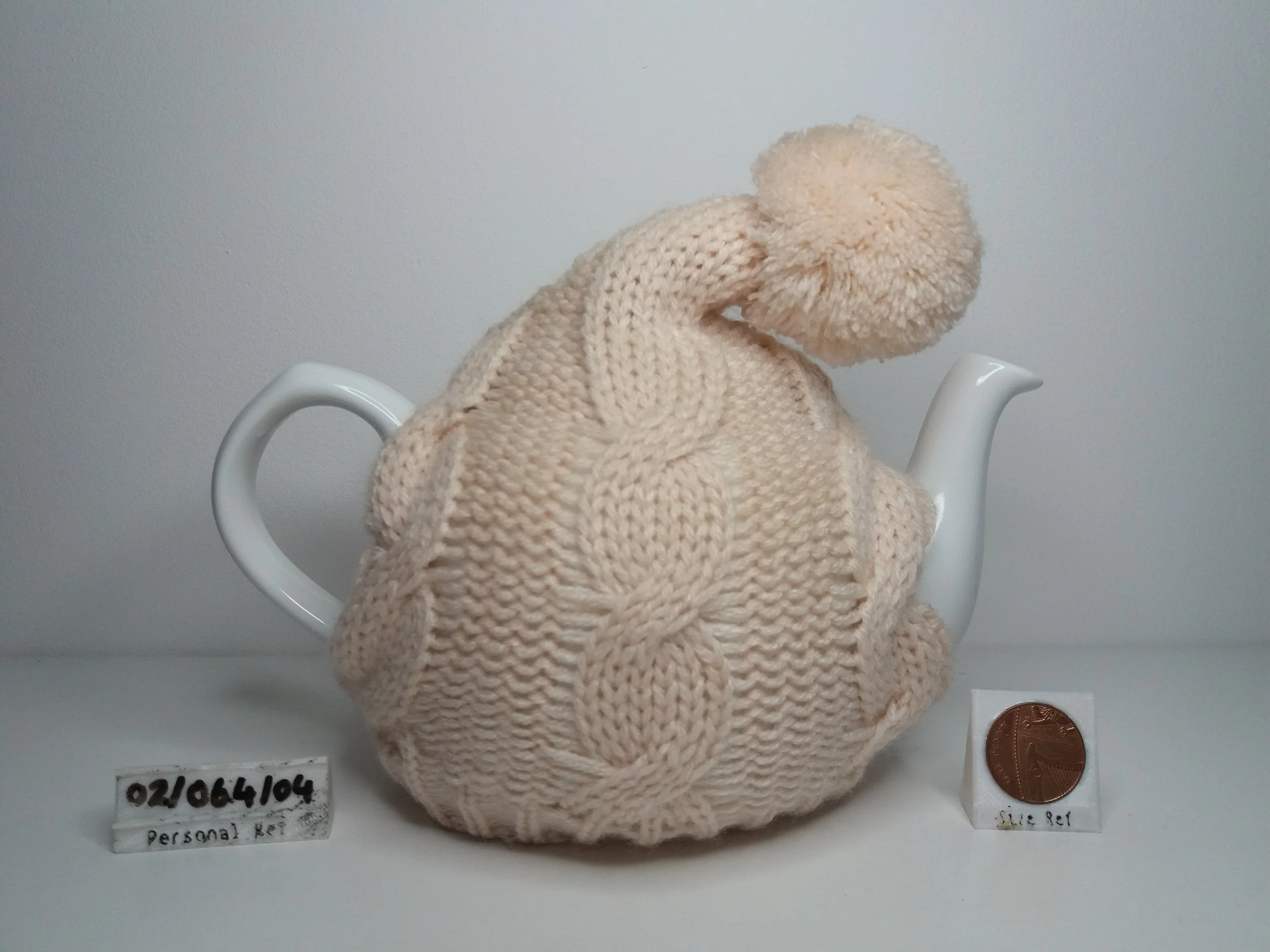 Small White Teapot & Tea Cosy
