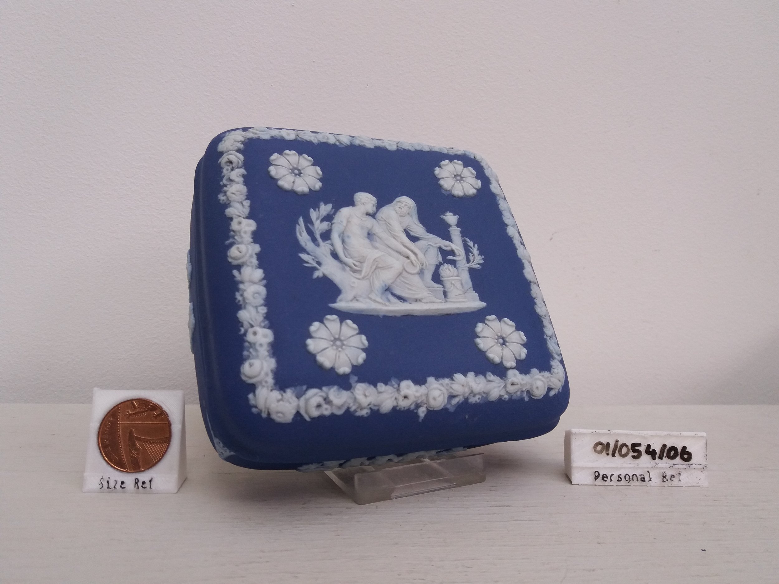 1950s | Wedgwood Jasperware Ancient Greek Themed Trinket Box