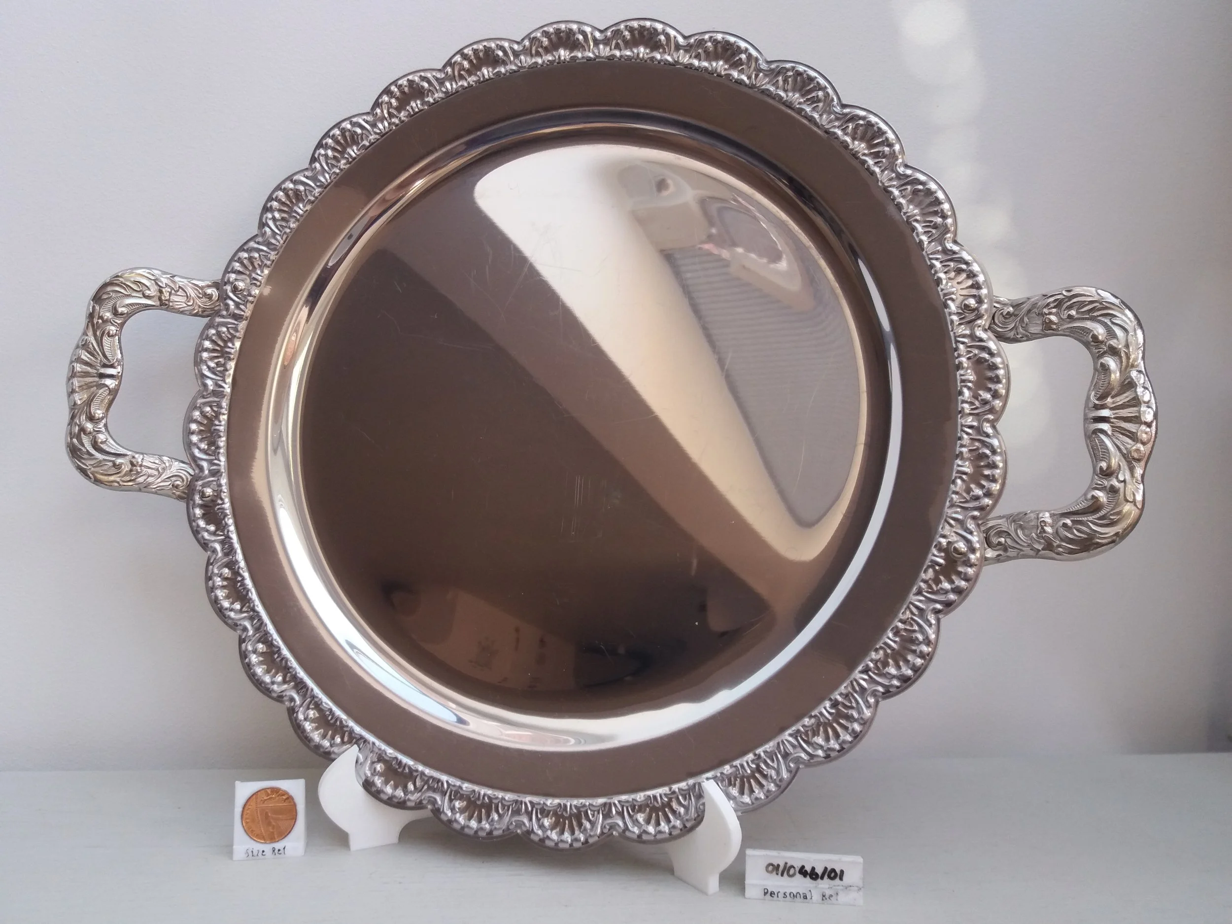 Vintage Metal Serving Tray