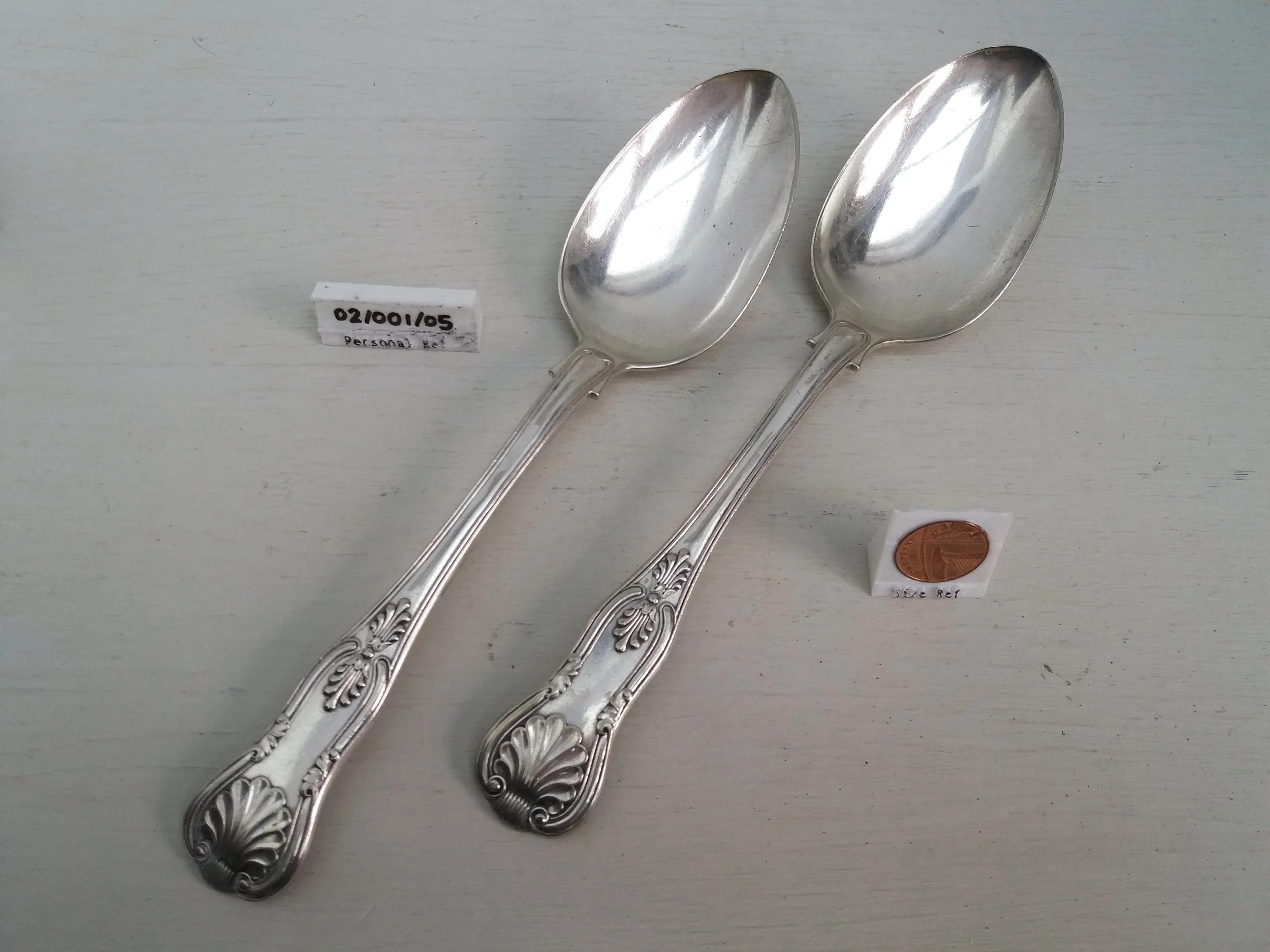1880s - 1920s | 2x Large EPNS Serving Spoons