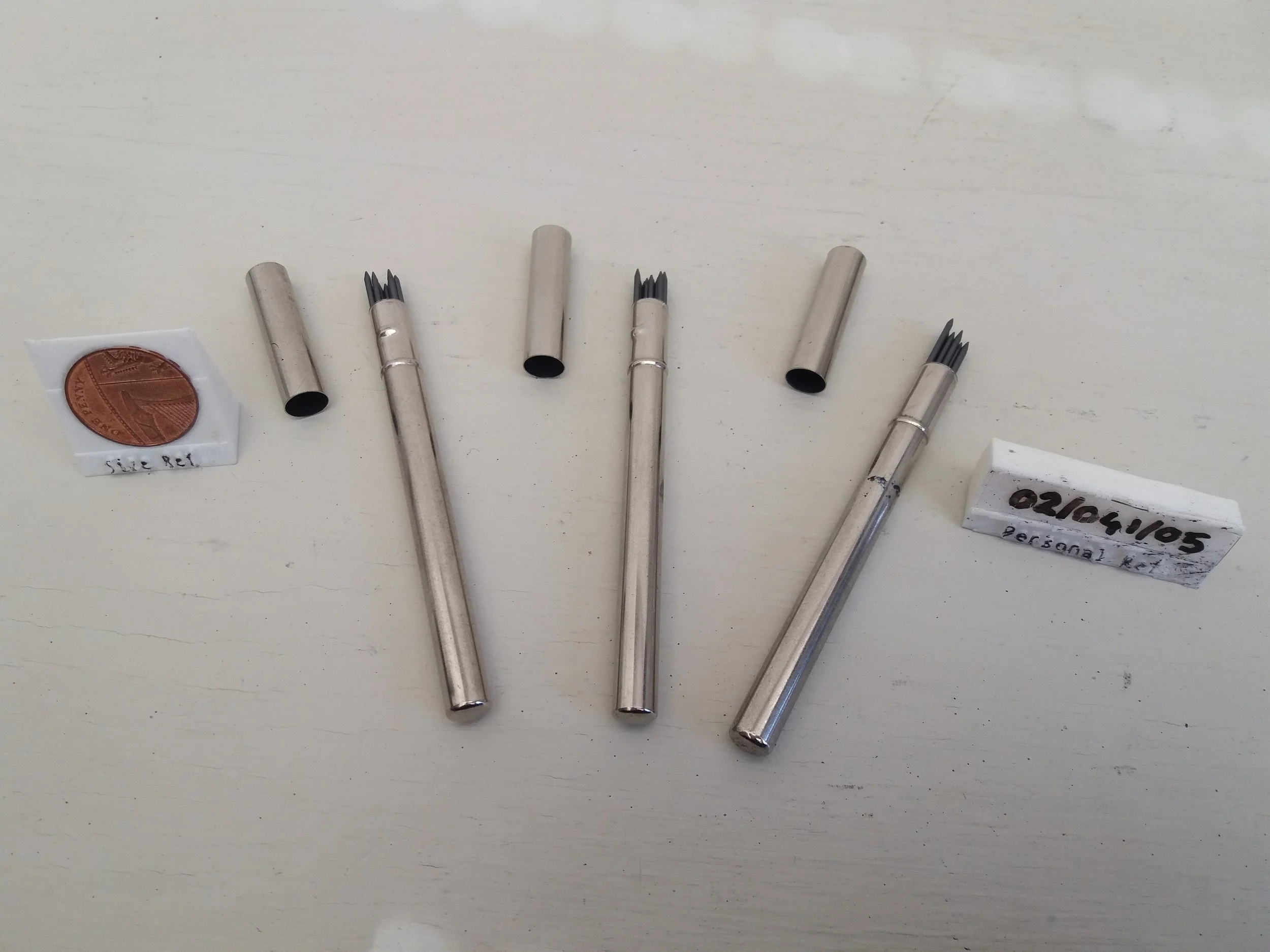 3x Vintage Pencil Lead Holders