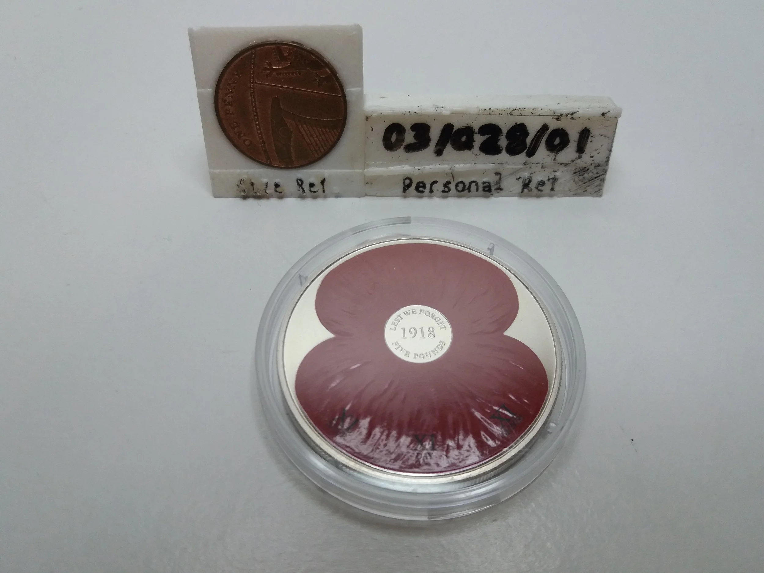 2008 | 🇯🇪 Non-Circulation 5 Pound Coin (£5) - Lest We Forget, Colourised