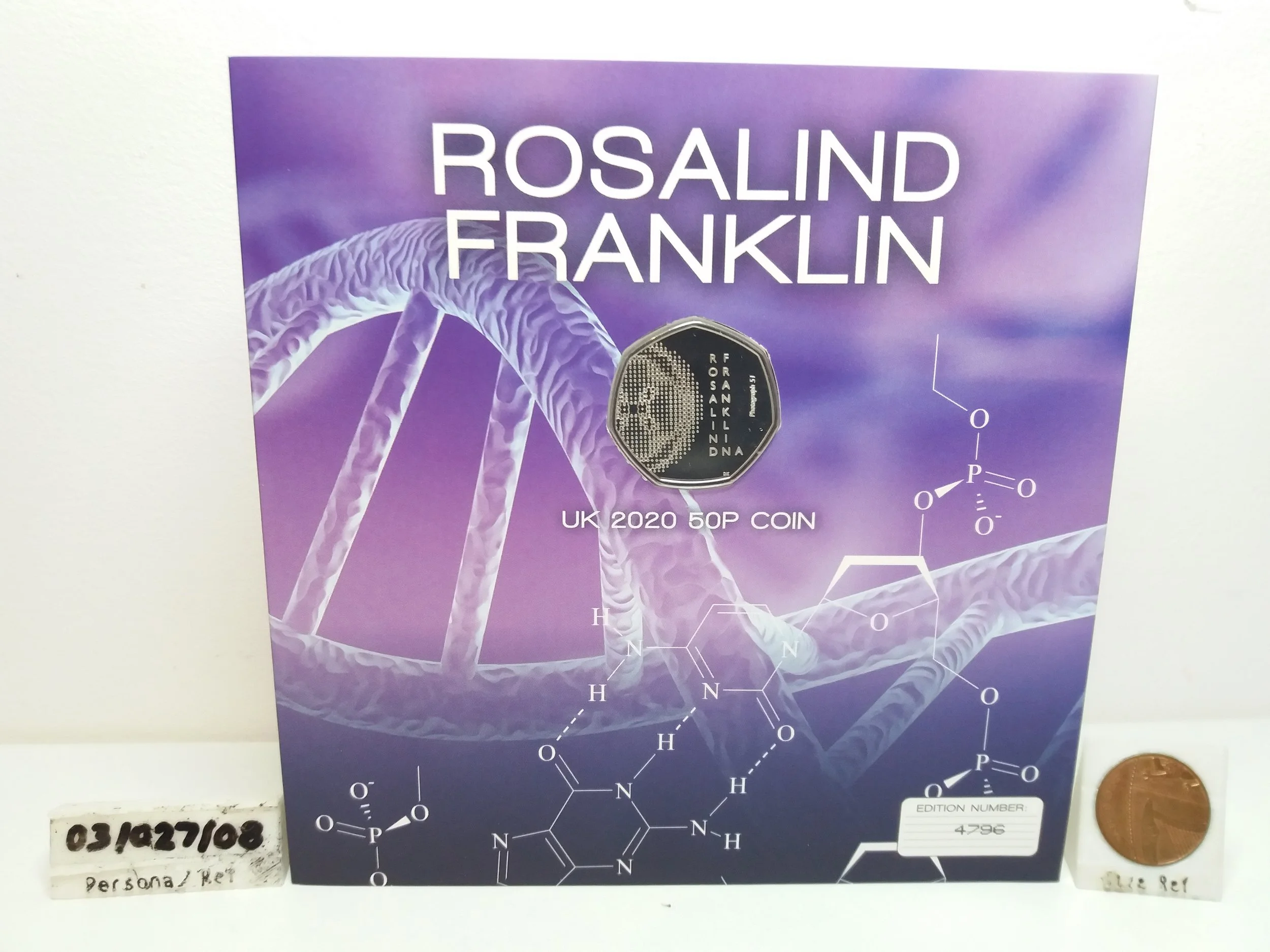 2020 | 🇬🇧 Non-Circulation 50 Pence Coin (50p) - Rosalind Franklin