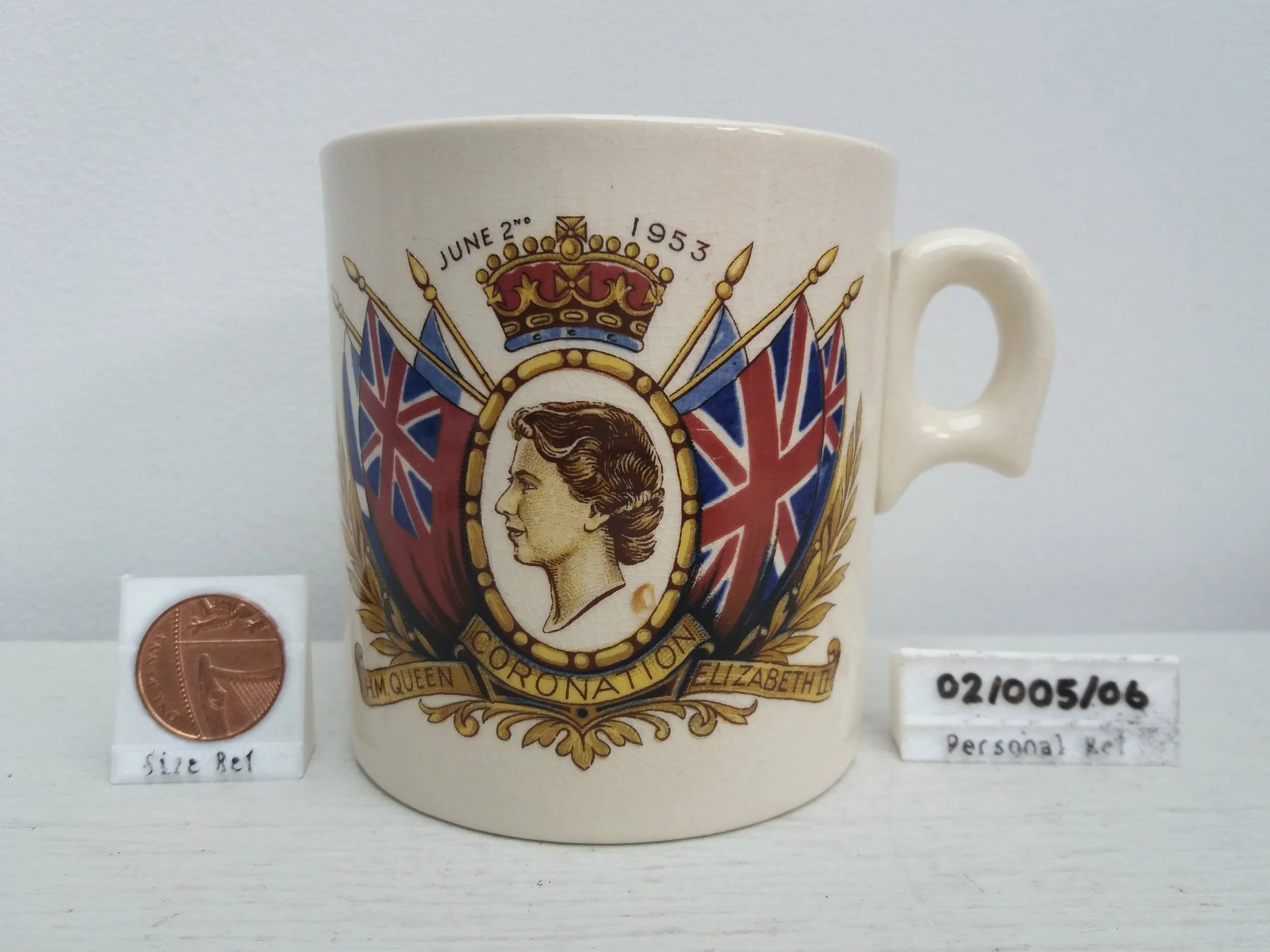 1953 | Coronation of Queen Elizabeth II Mug (light damage to the base)