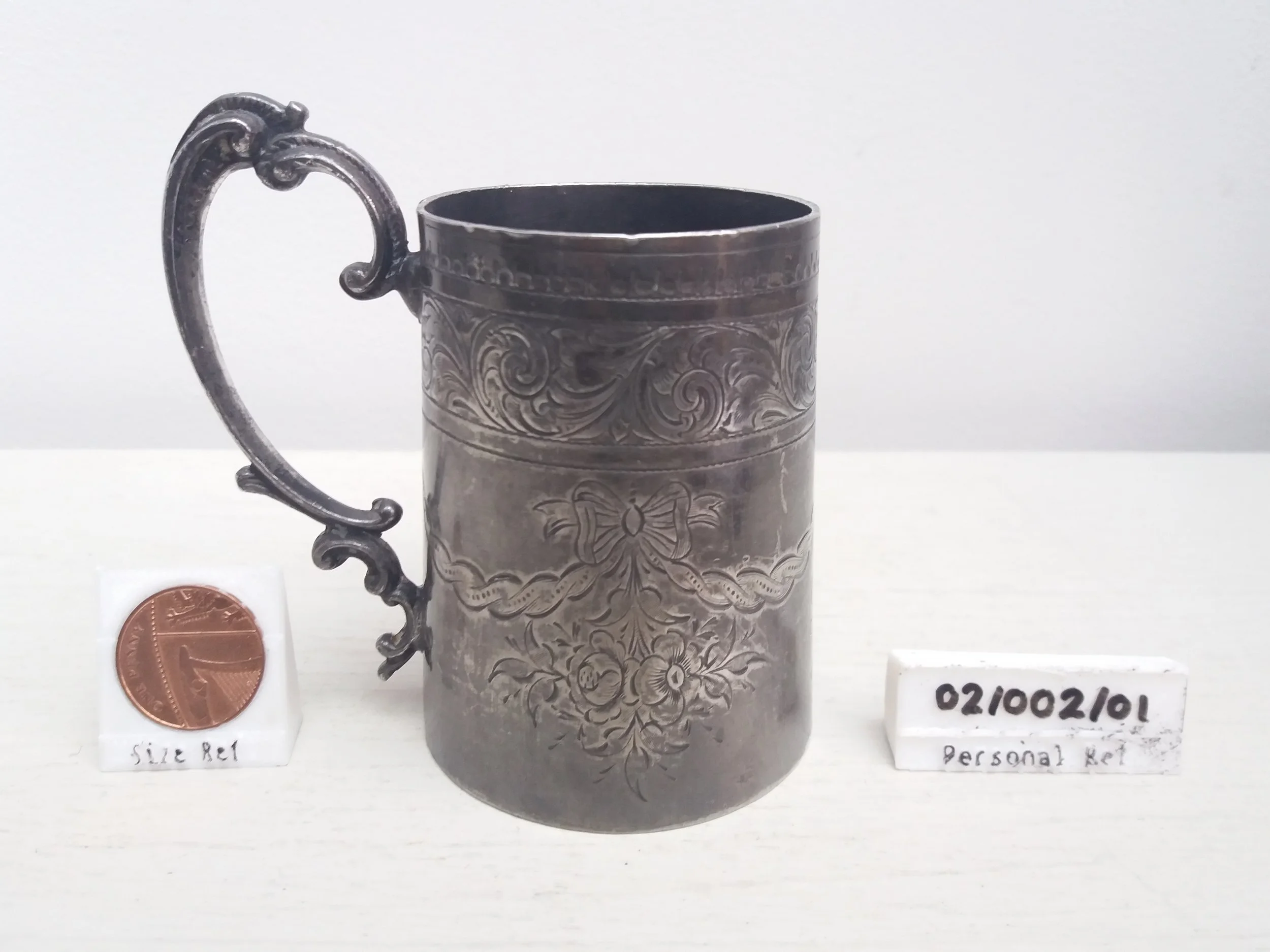 1903 | ¼ Pint Christening Cup - Engraved "GF 6.8.'03"