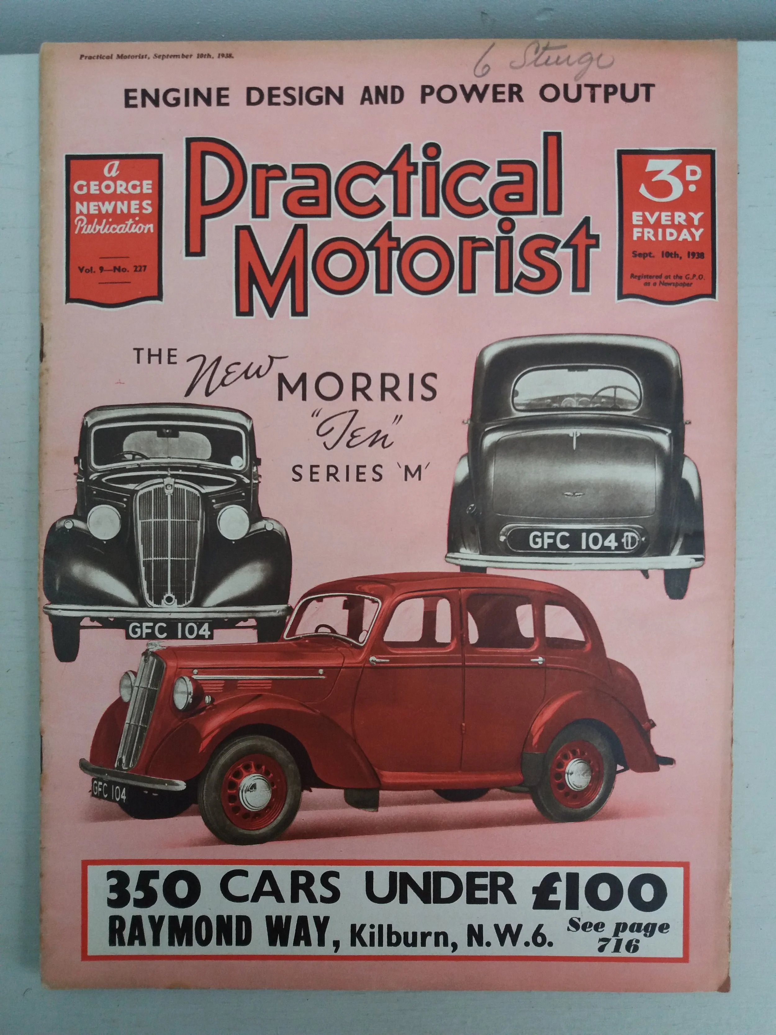 Practical Motorist
No. 227 (Sept. 10th, 1938)