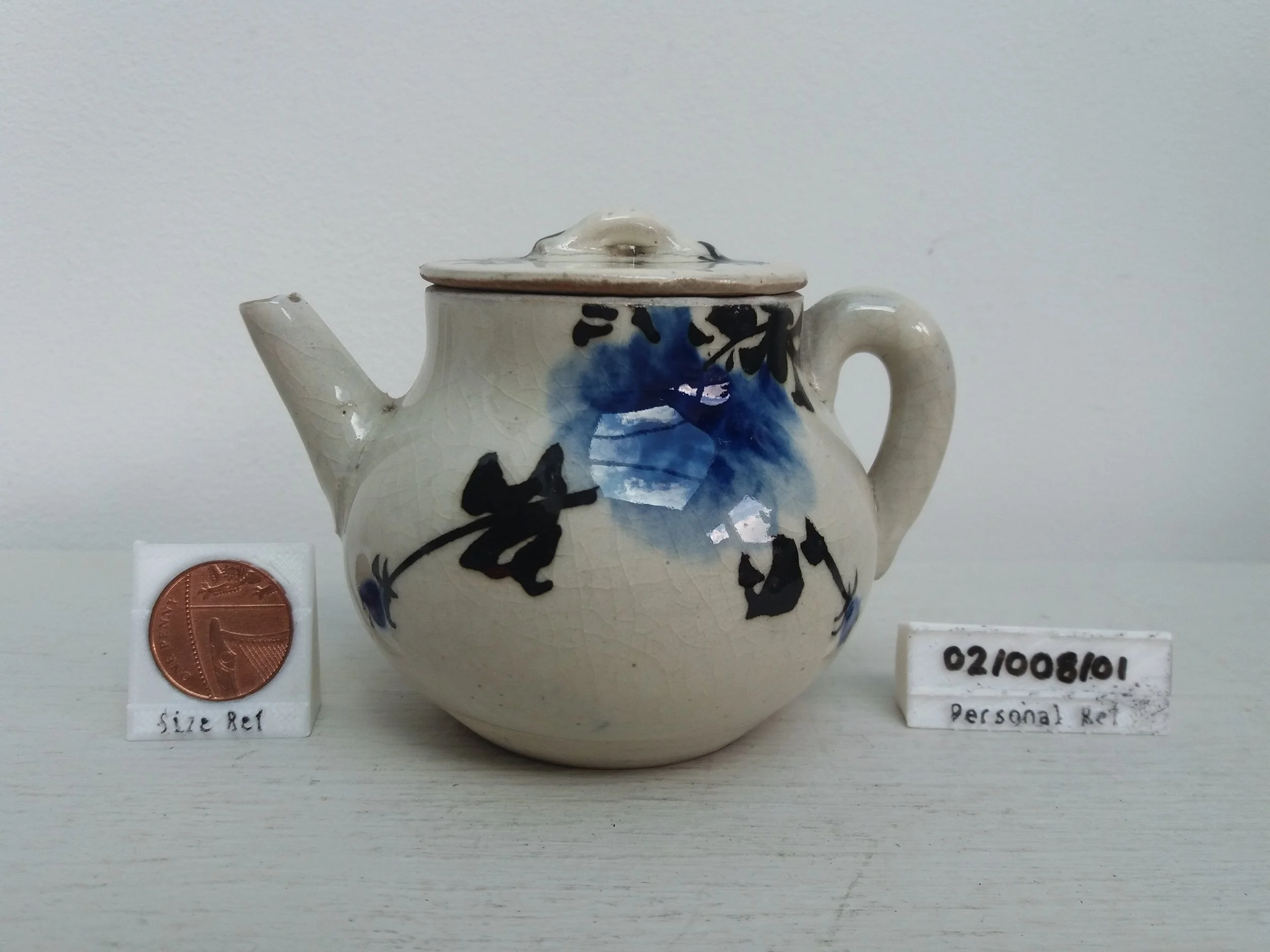 Mini Floral Earthenware Teapot