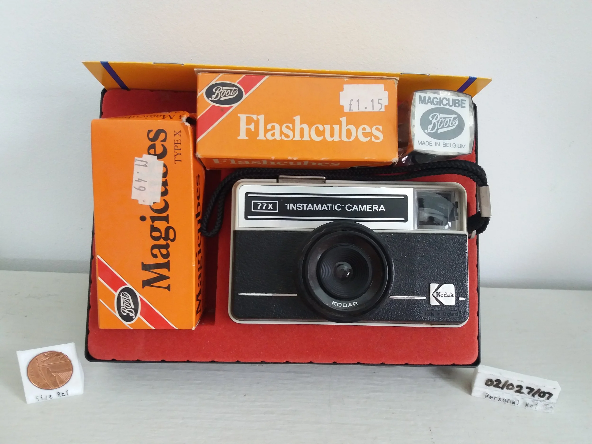 1977 - 1984 | Kodak 77X Instamatic Camera in Boots Travel Set