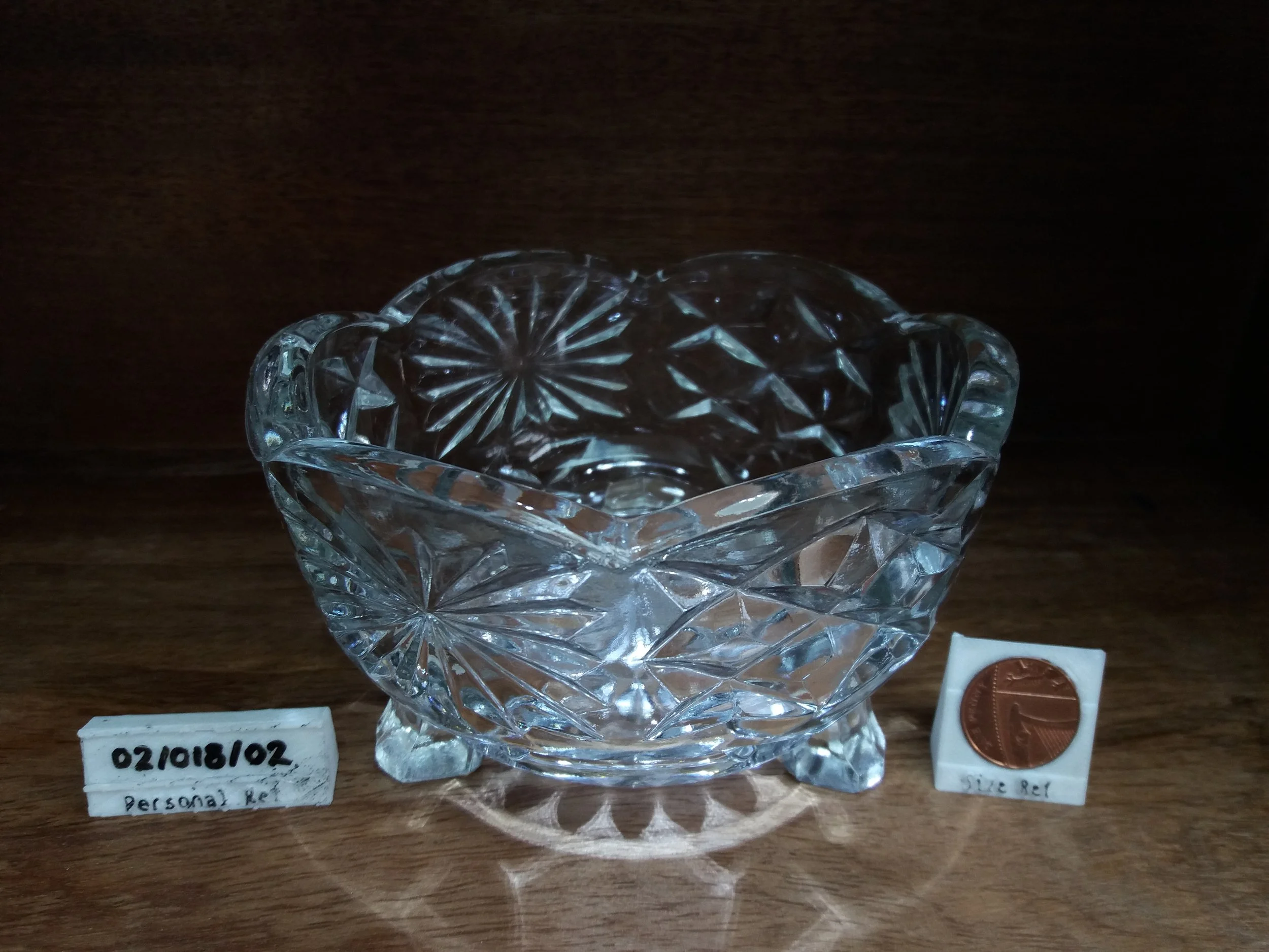 Moulded Glass Bowl (light damage)