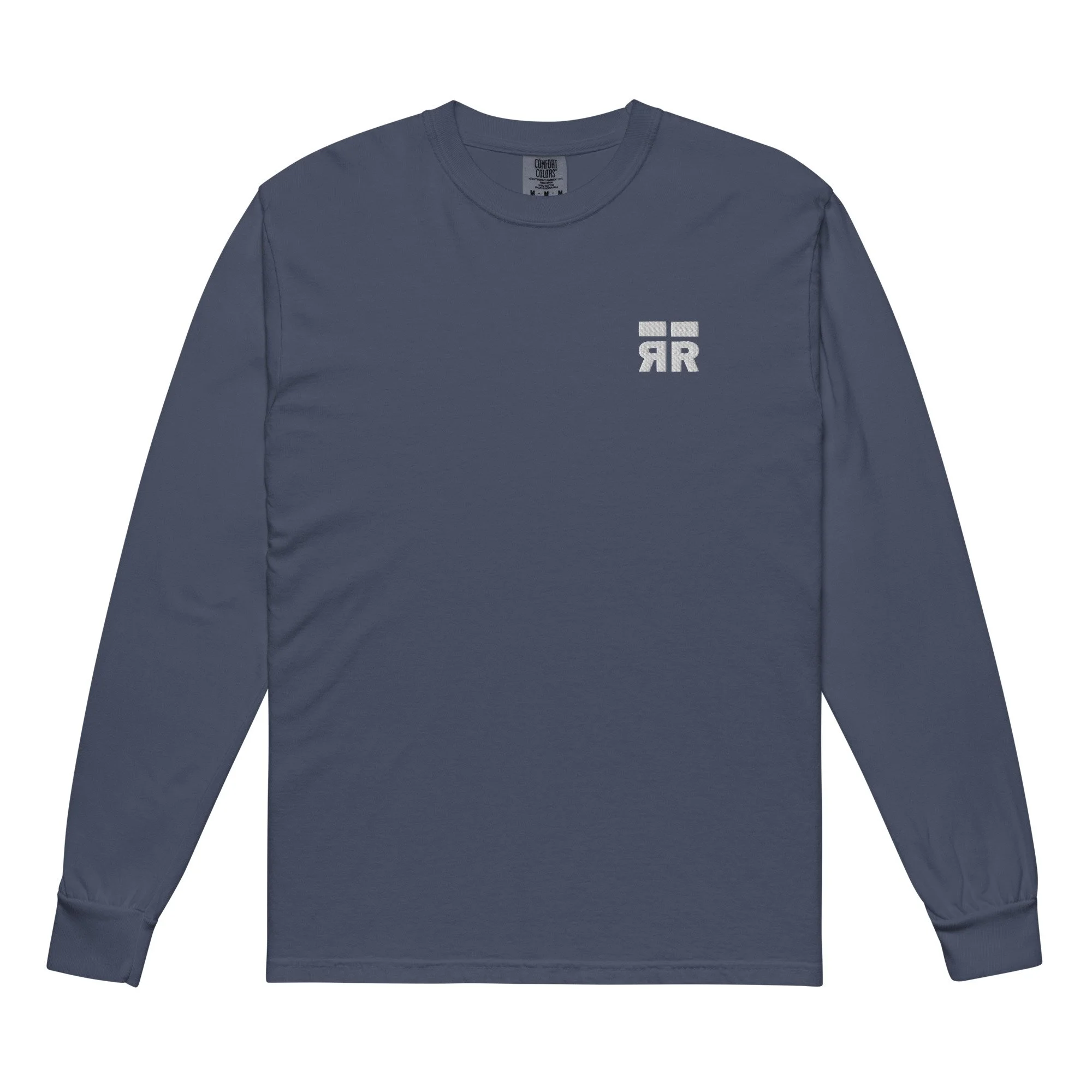 unisex-garment-dyed-heavyweight-long-sleeve-shirt-navy-front-6ac054b461b2f.jpg
