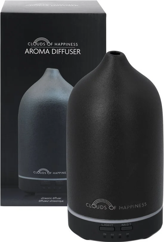 Clouds of Happiness - Aroma diffuser zwart - 160ML