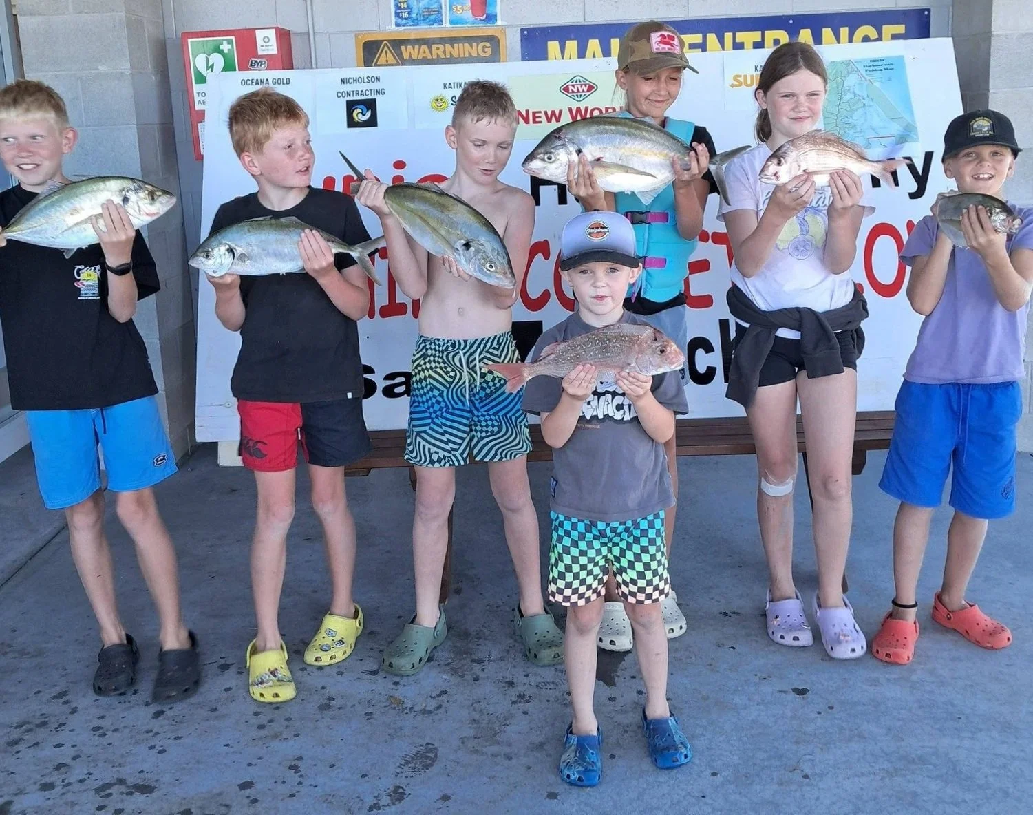 New World Waihi Junior Fishing competition 