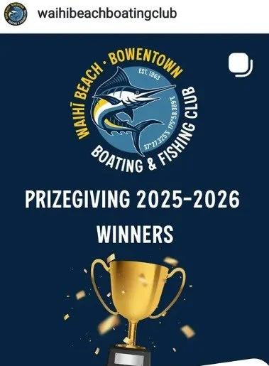 Annual Prizegiving winners for 2025 - 2026 season